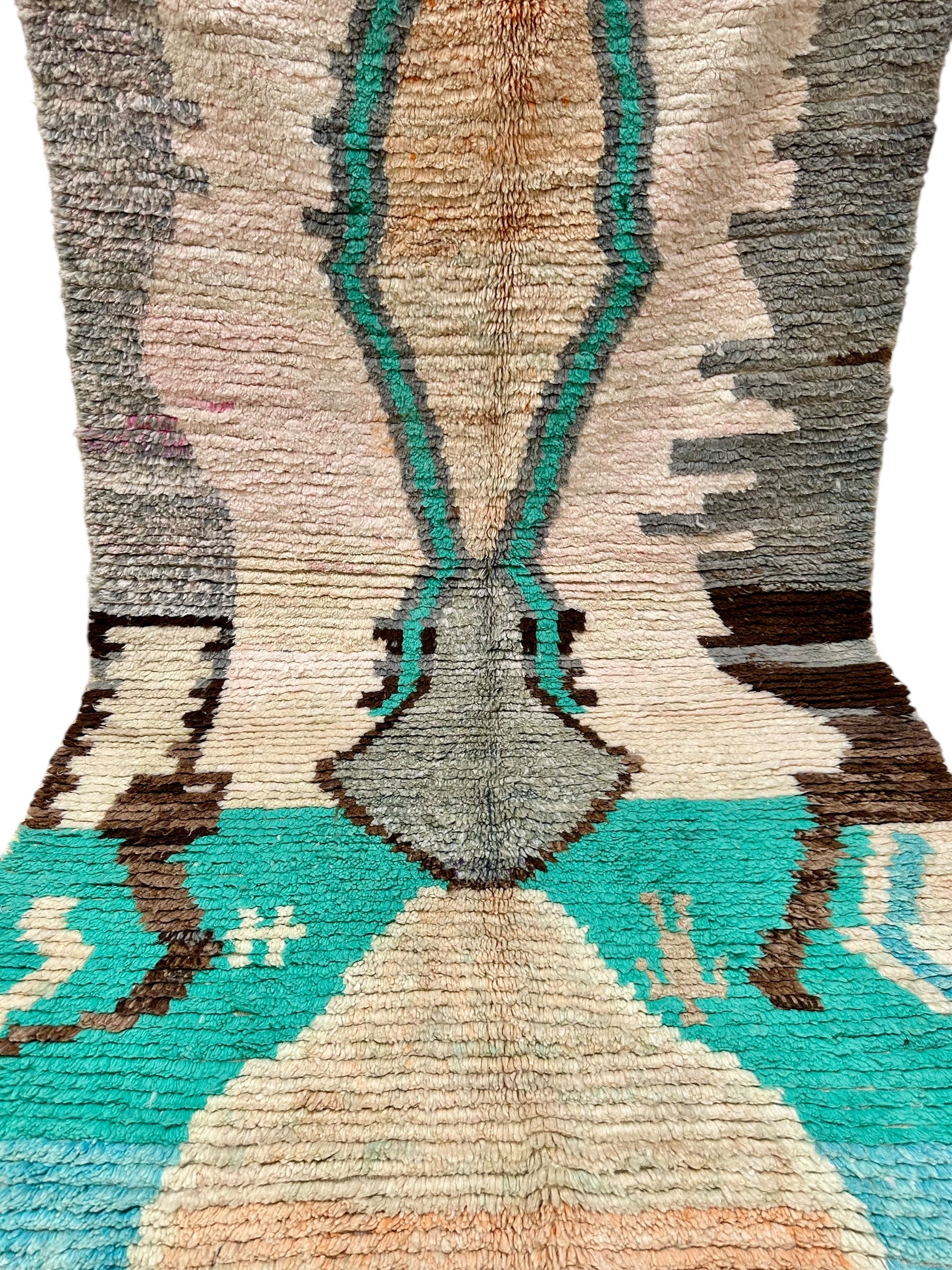 River Flow- Boujad Natural Moroccan Rug