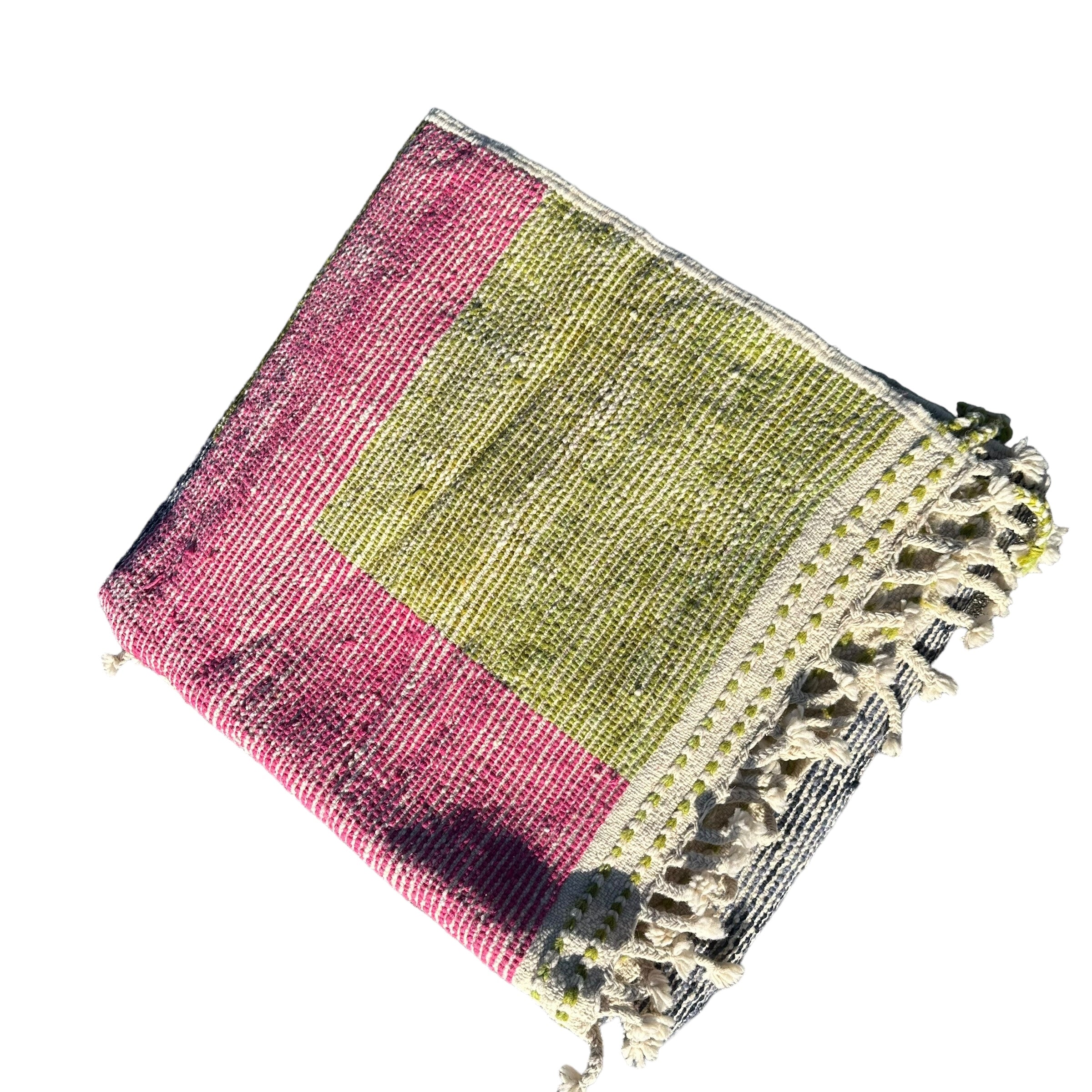 Tic Tac Toe - Azilal Colourful Moroccan Rug