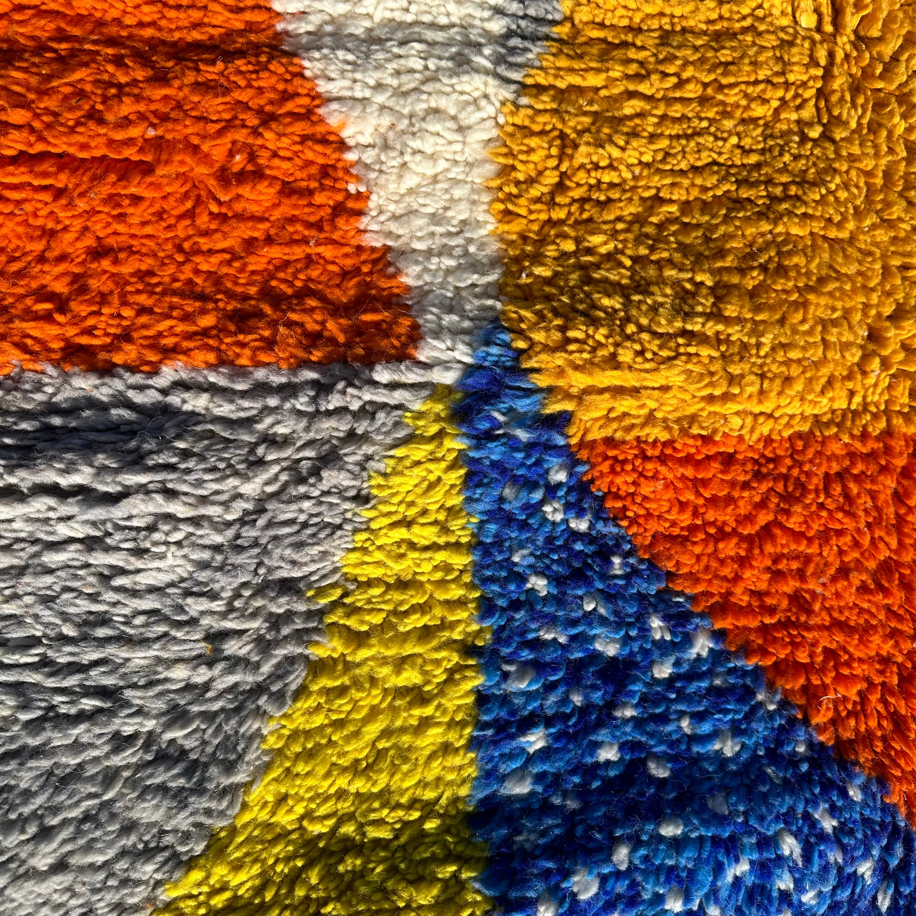 Citrus sky - Azilal Colourful Moroccan Rug