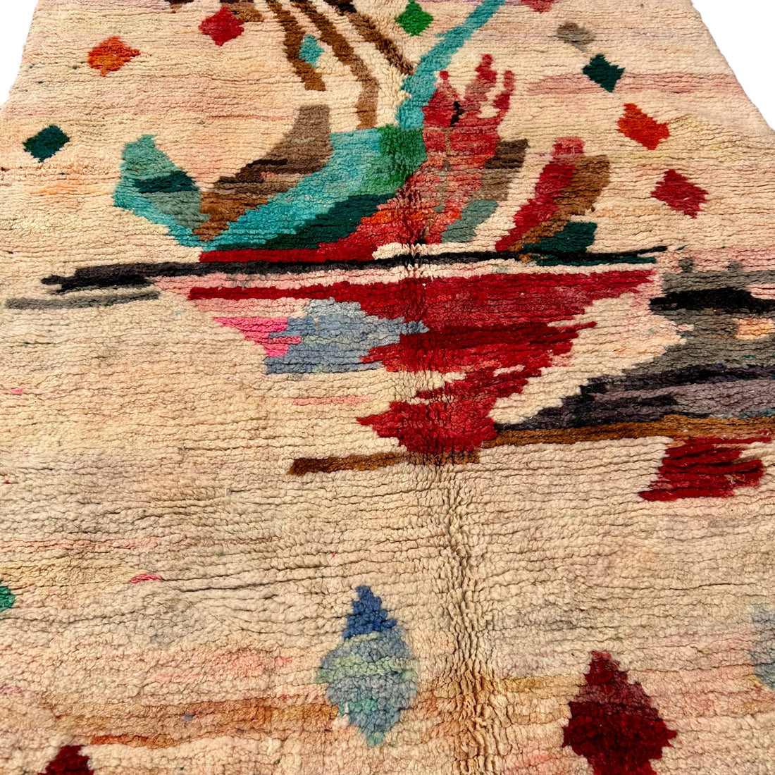 Artwork - Boujad Natural Moroccan Rug