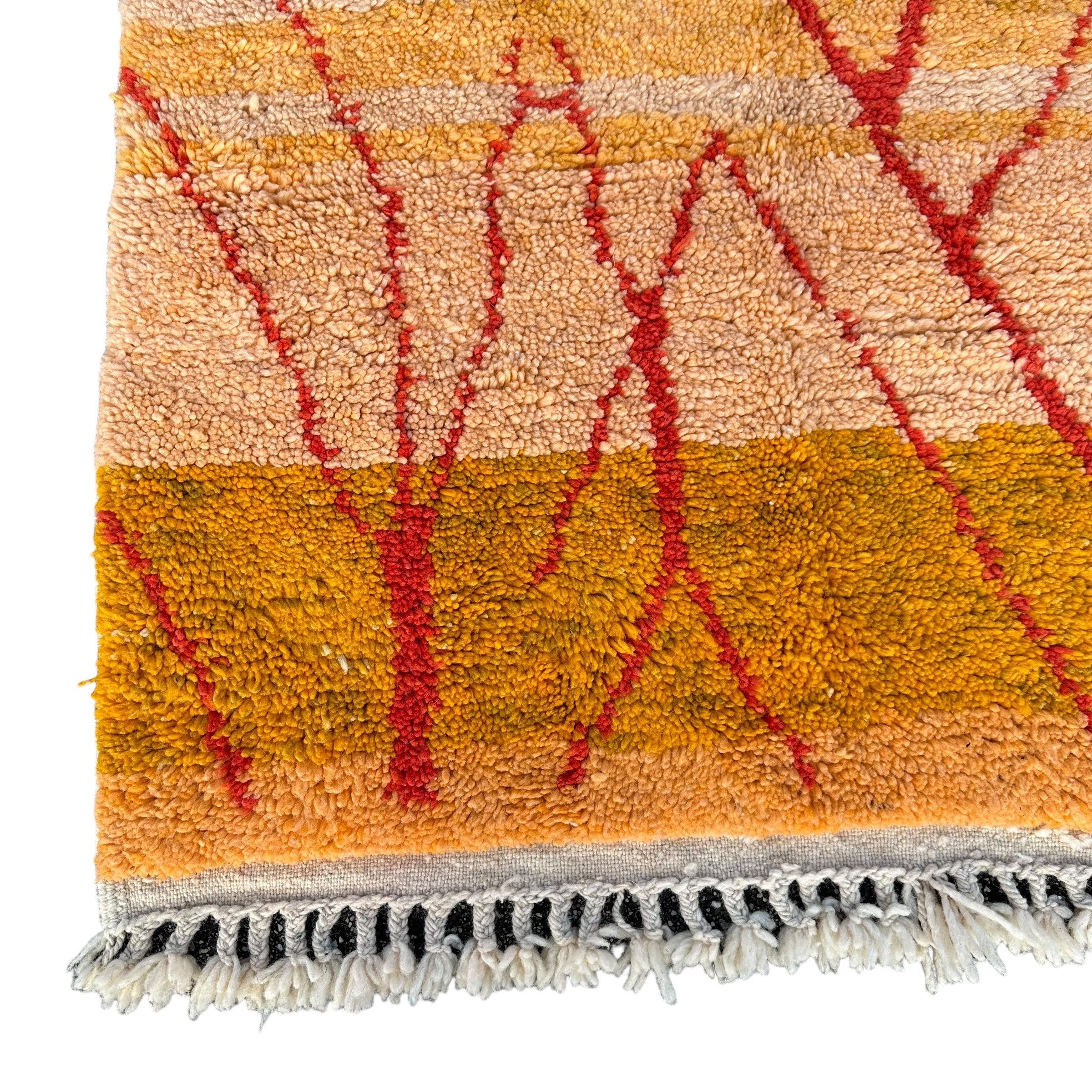 Sunset Mountain - Beni Ourain Premium Moroccan Rug