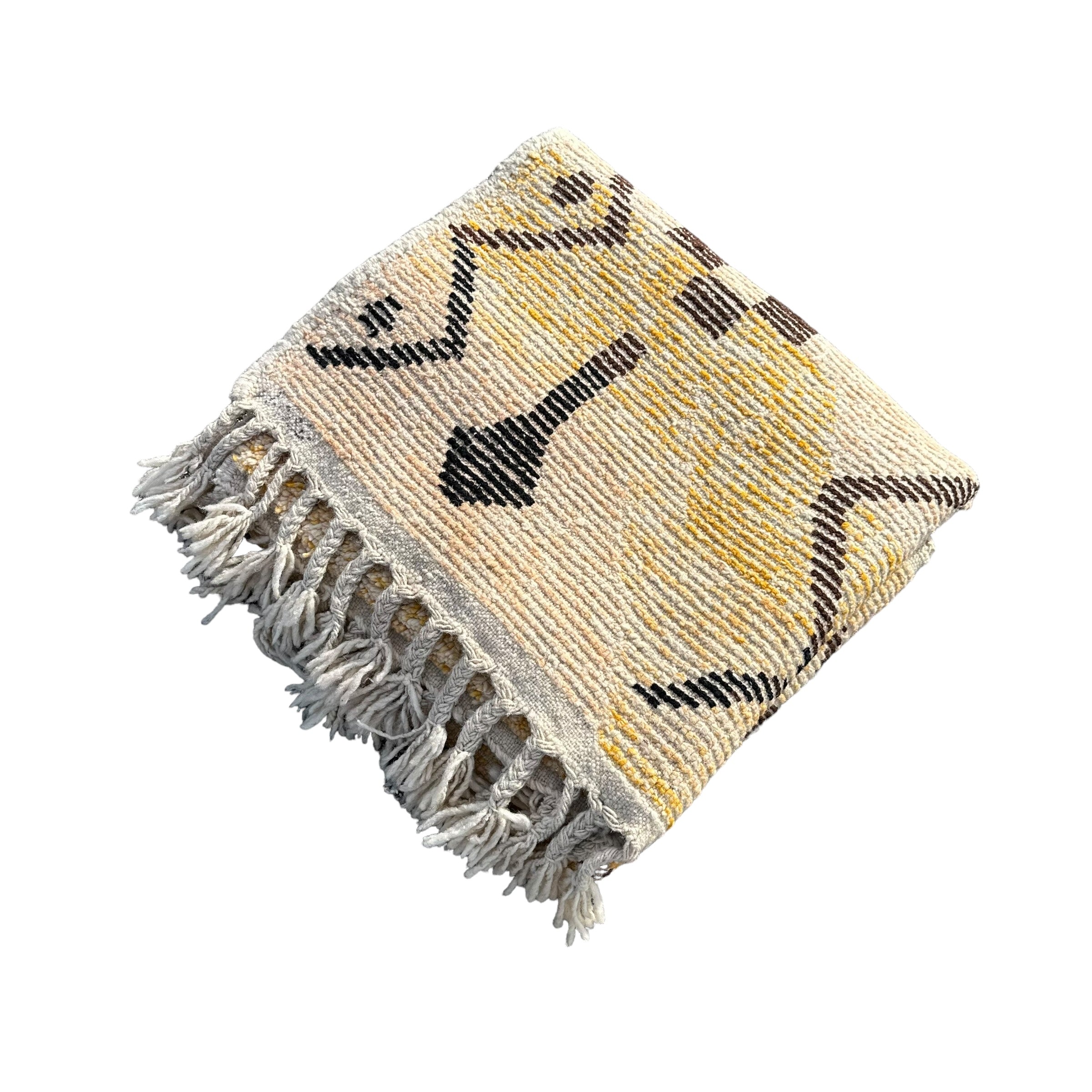 Cris Cross - Beni Ourain Premium Moroccan Rug