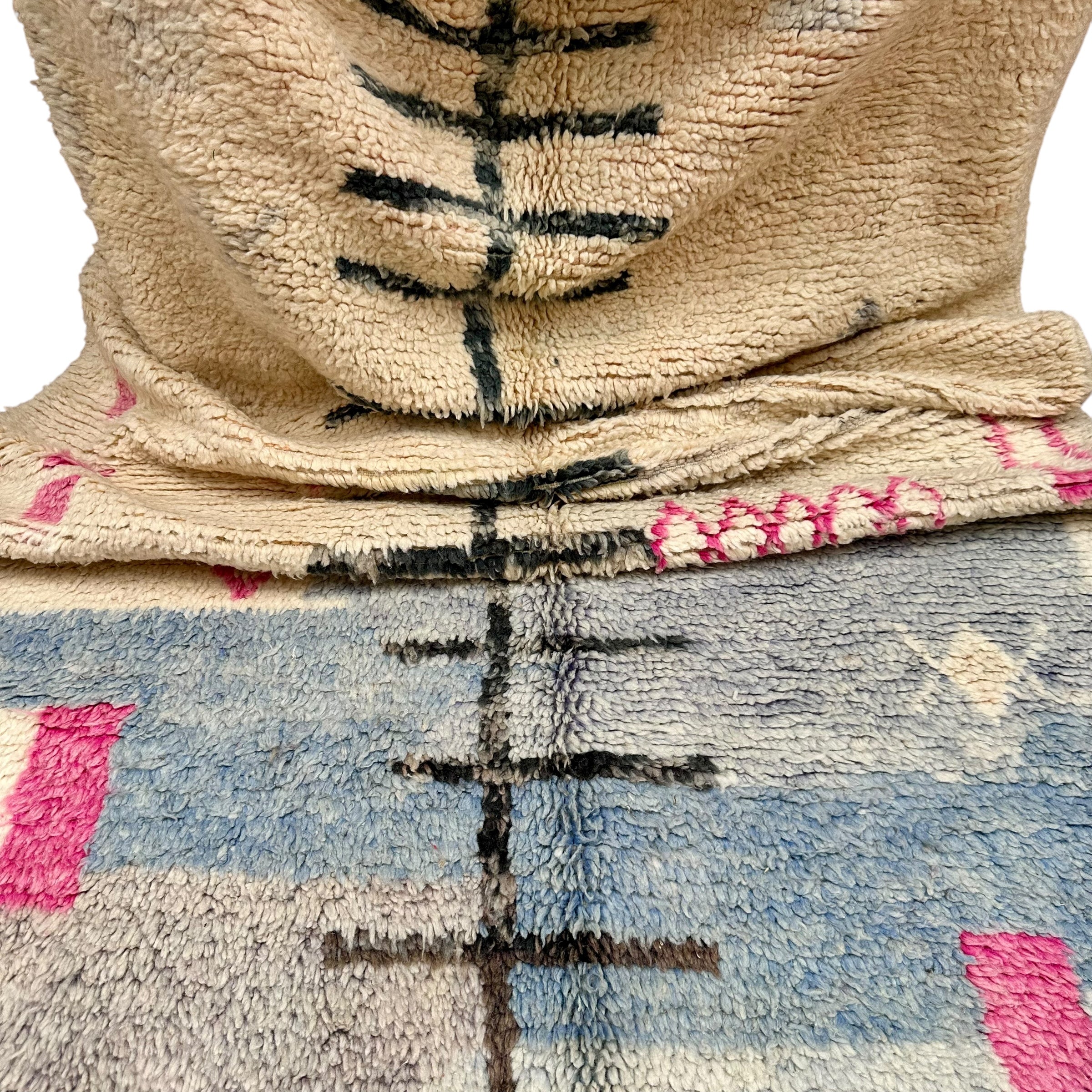 Step up - Boujad Natural Moroccan Rug