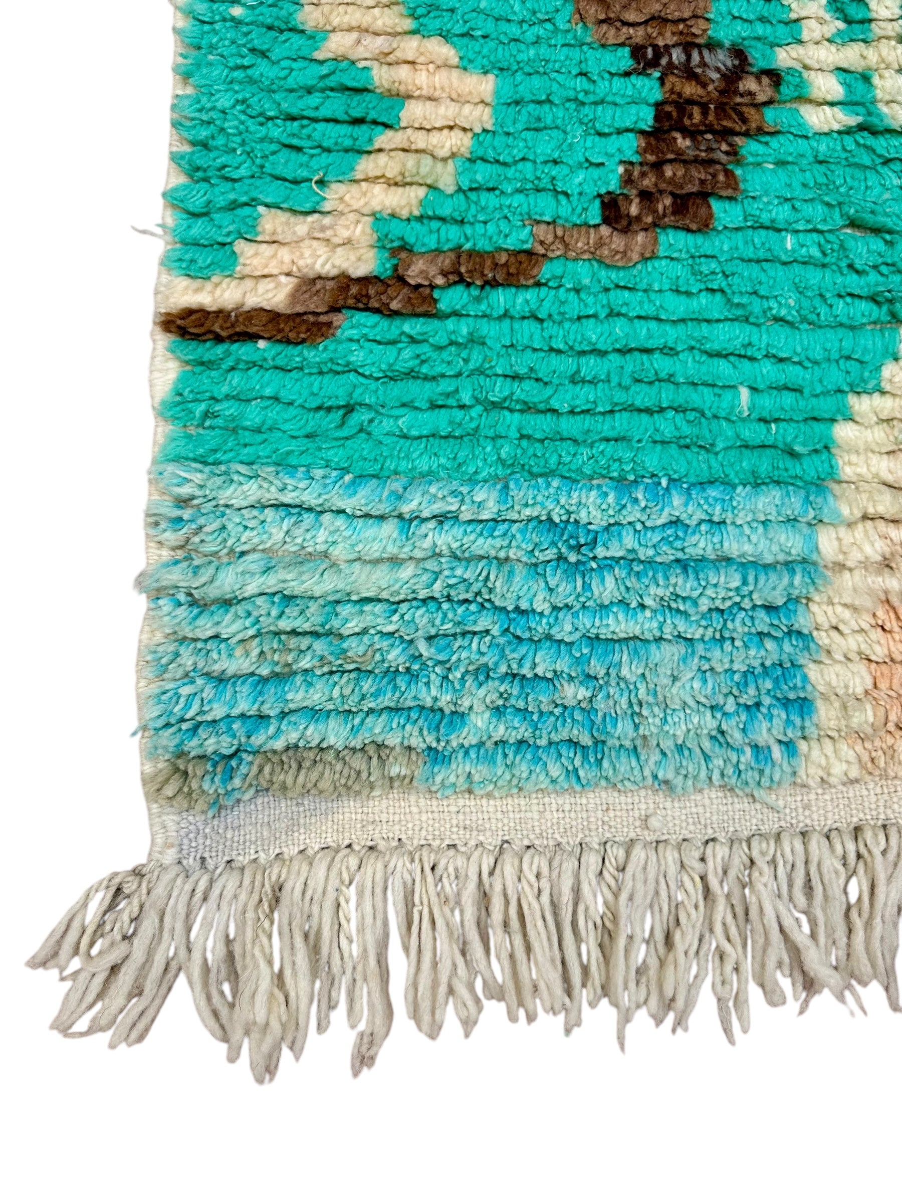River Flow- Boujad Natural Moroccan Rug