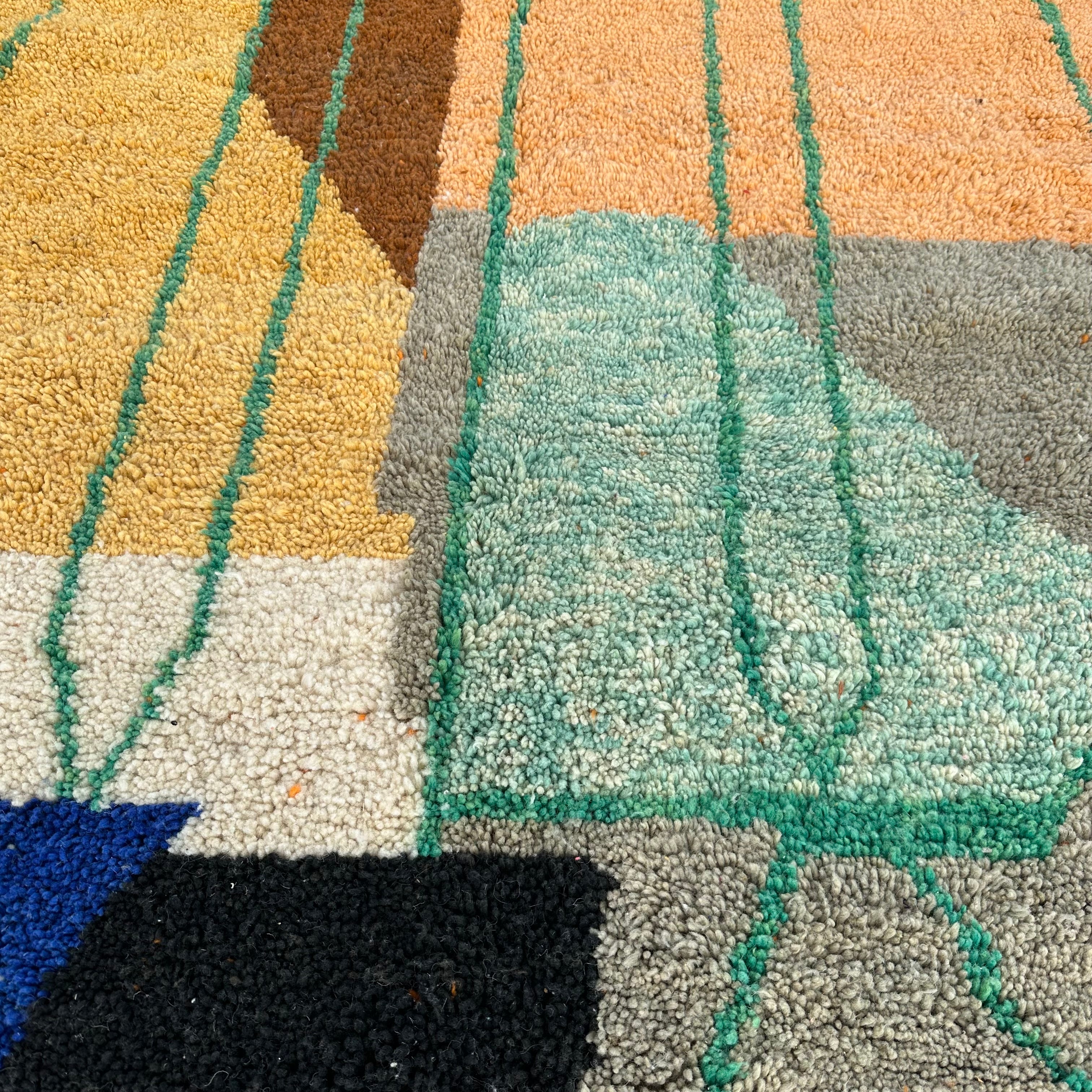 Mountain Earth - Azilal Colourful Moroccan Rug