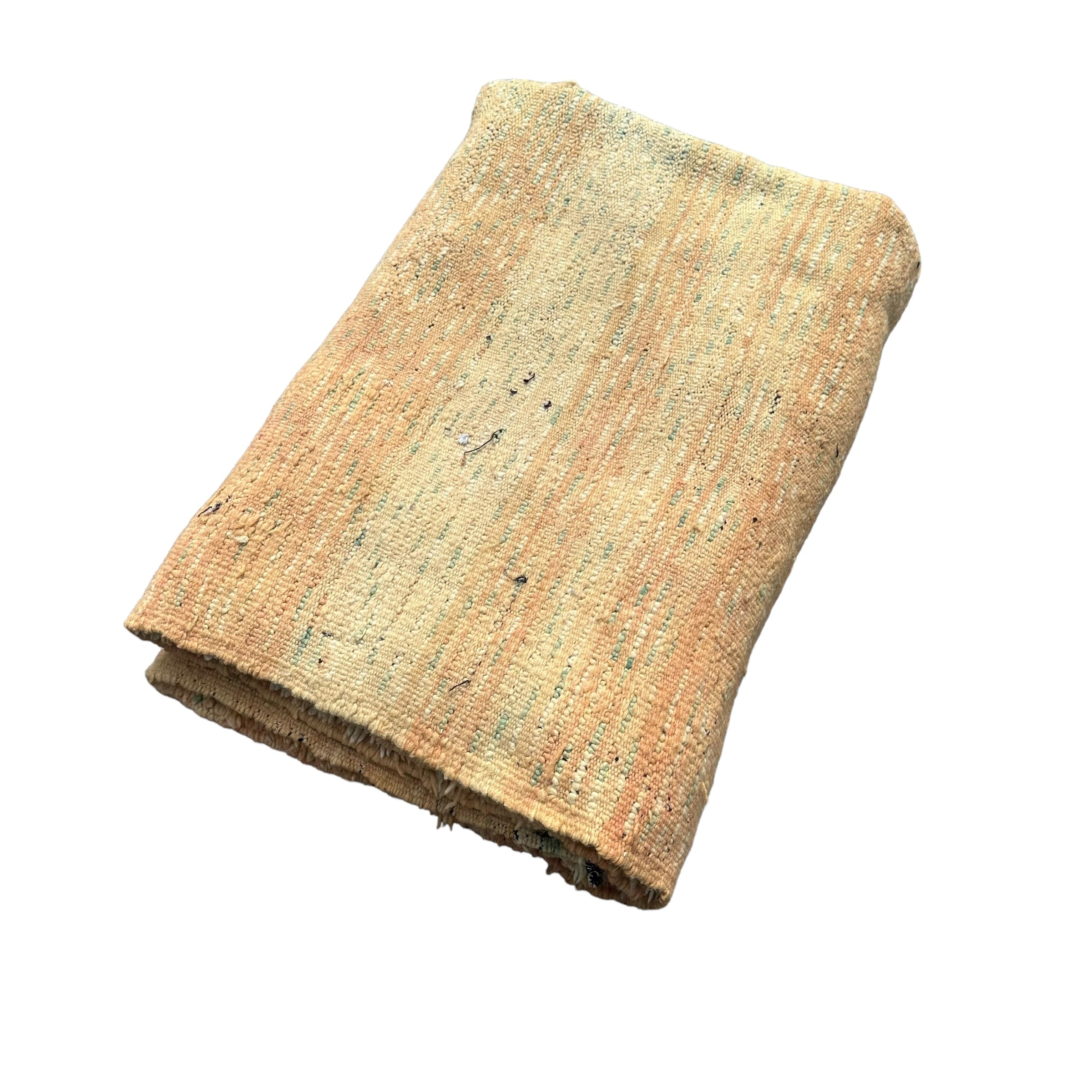 Green triangles - Vintage Authentic Moroccan Rug