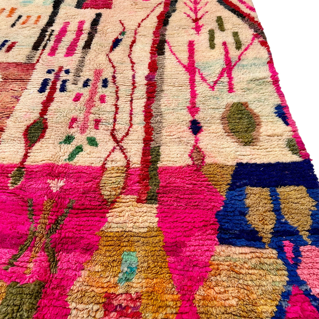 Storytime - Boujad Natural Moroccan Rug