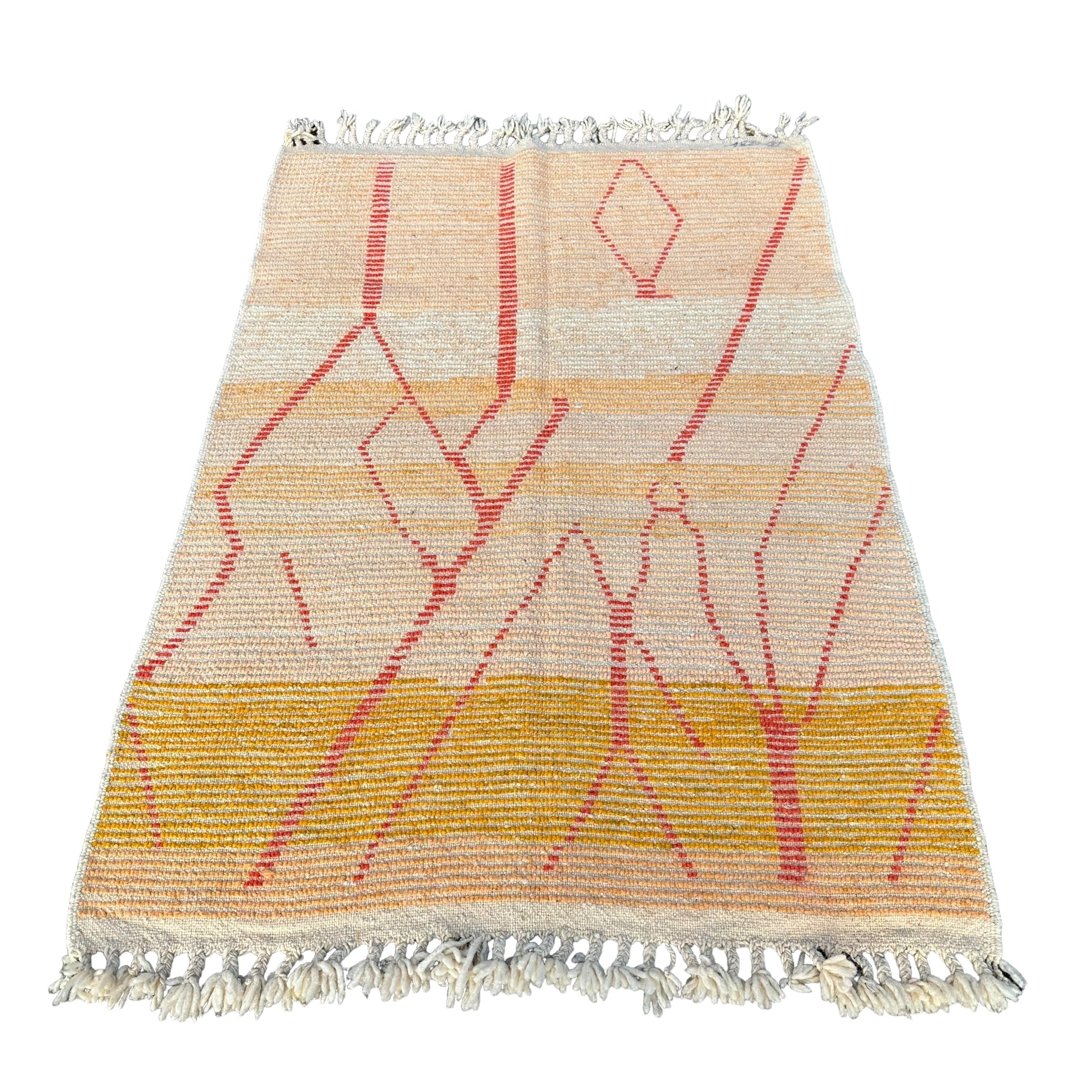 Sunset Mountain - Beni Ourain Premium Moroccan Rug