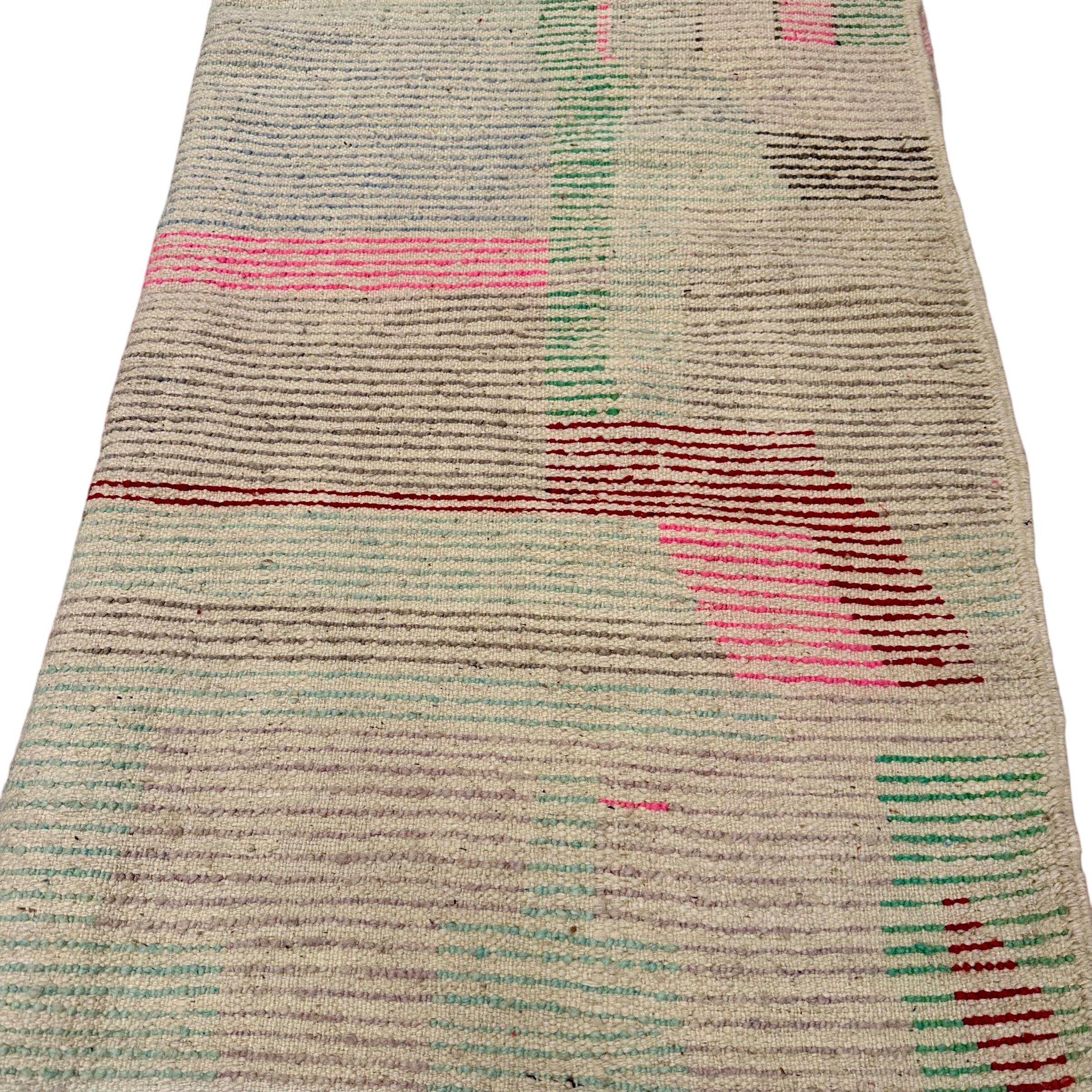 Colour Blocks - Boujad Natural Moroccan Rug