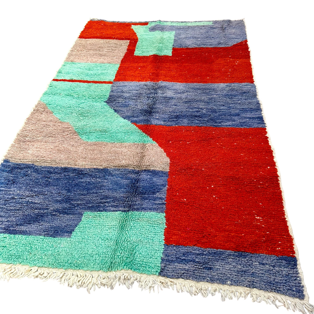 Hop Scotch- Boujad Natural Moroccan Rug