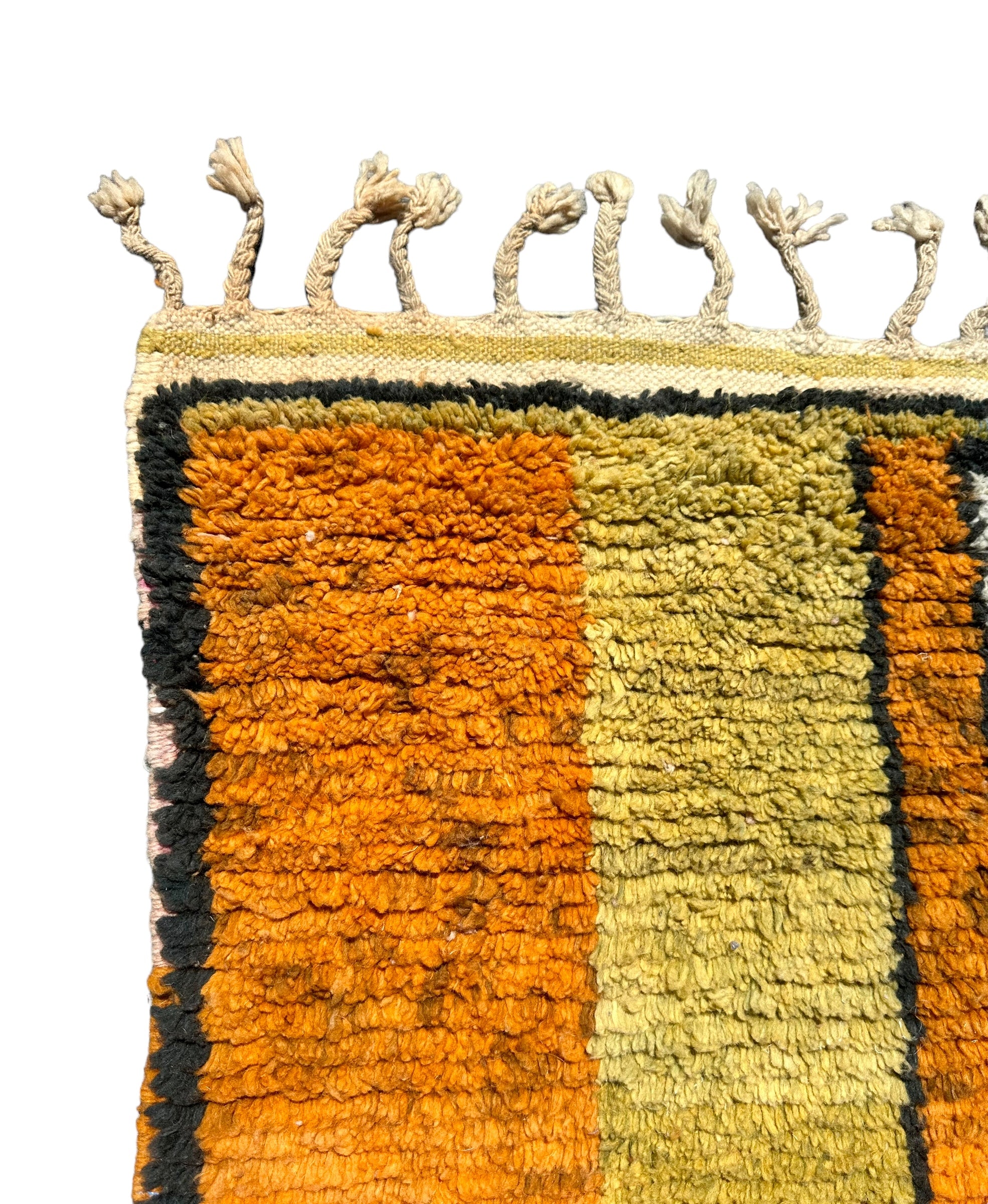 Outlined - Boujad Natural Moroccan Rug