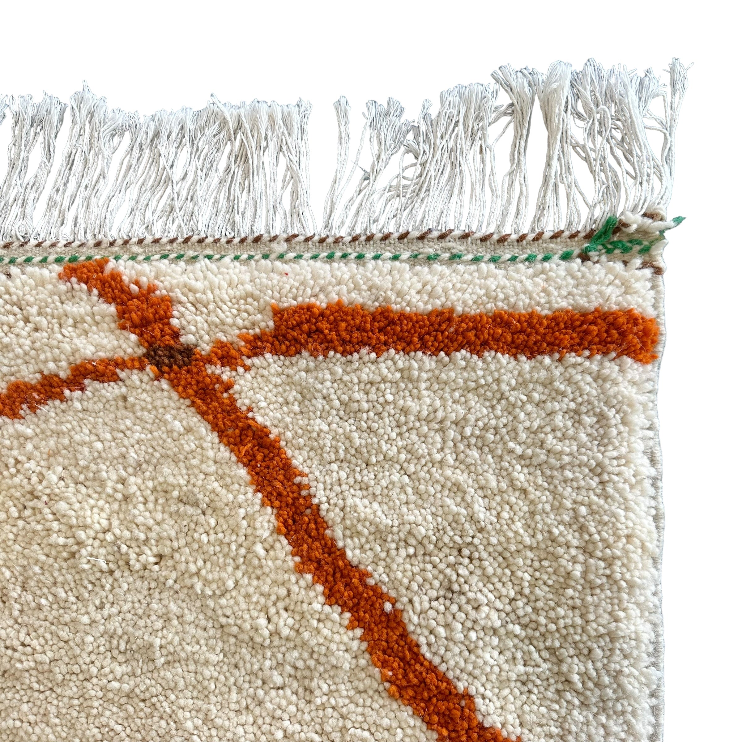 Beige Splash - Azilal Colourful Moroccan Rug