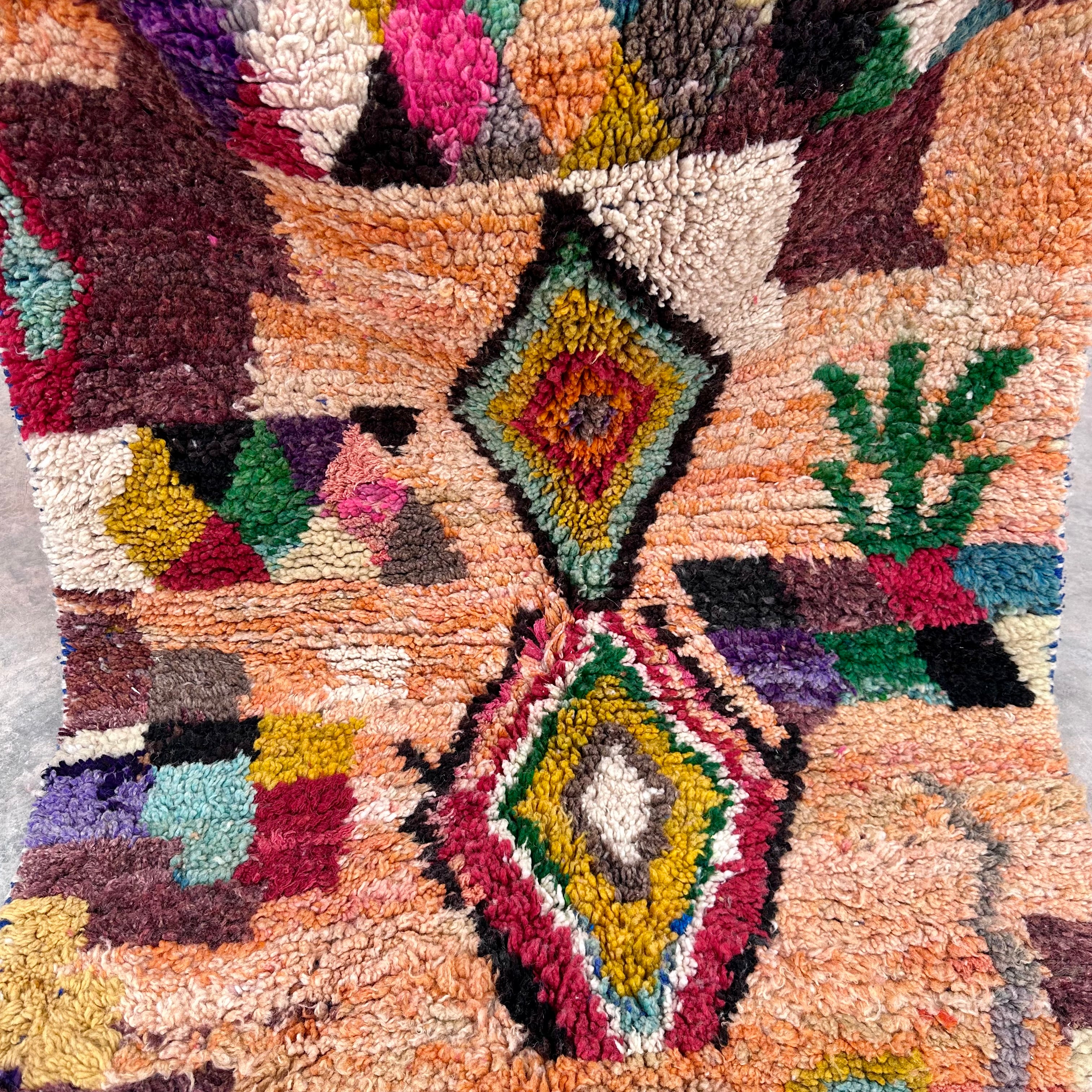 Lush Vibes - Boujad Natural Moroccan Rug