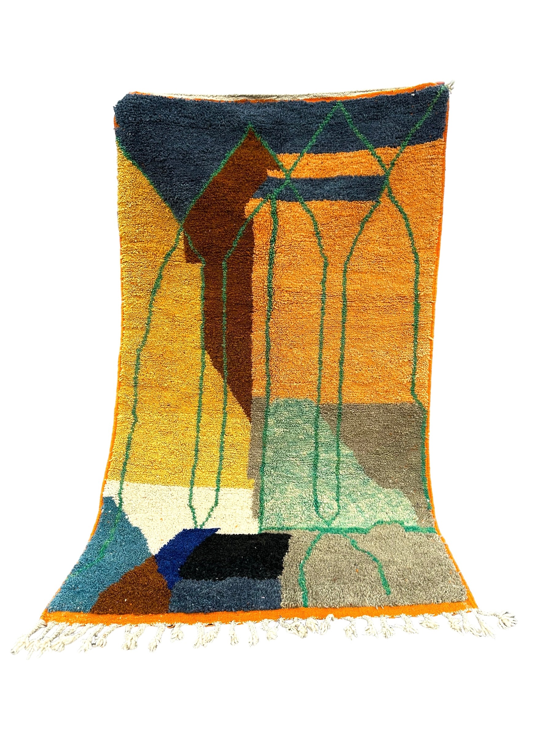 Mountain Earth - Azilal Colourful Moroccan Rug