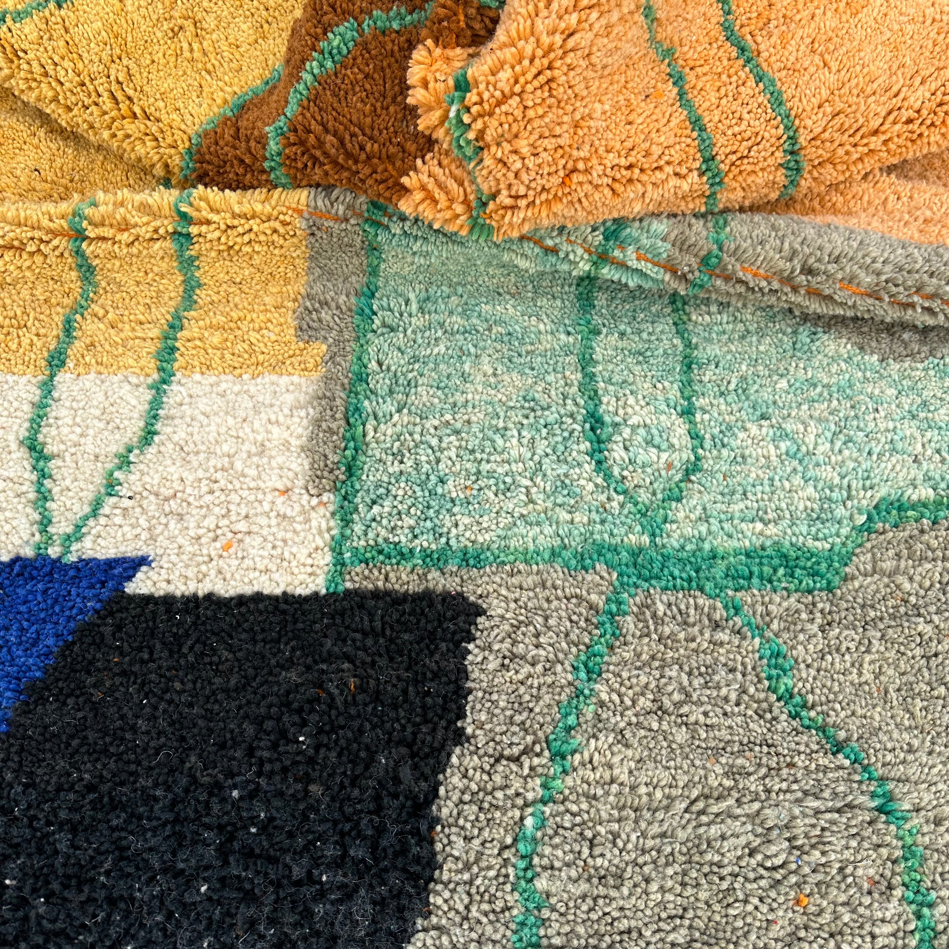 Mountain Earth - Azilal Colourful Moroccan Rug