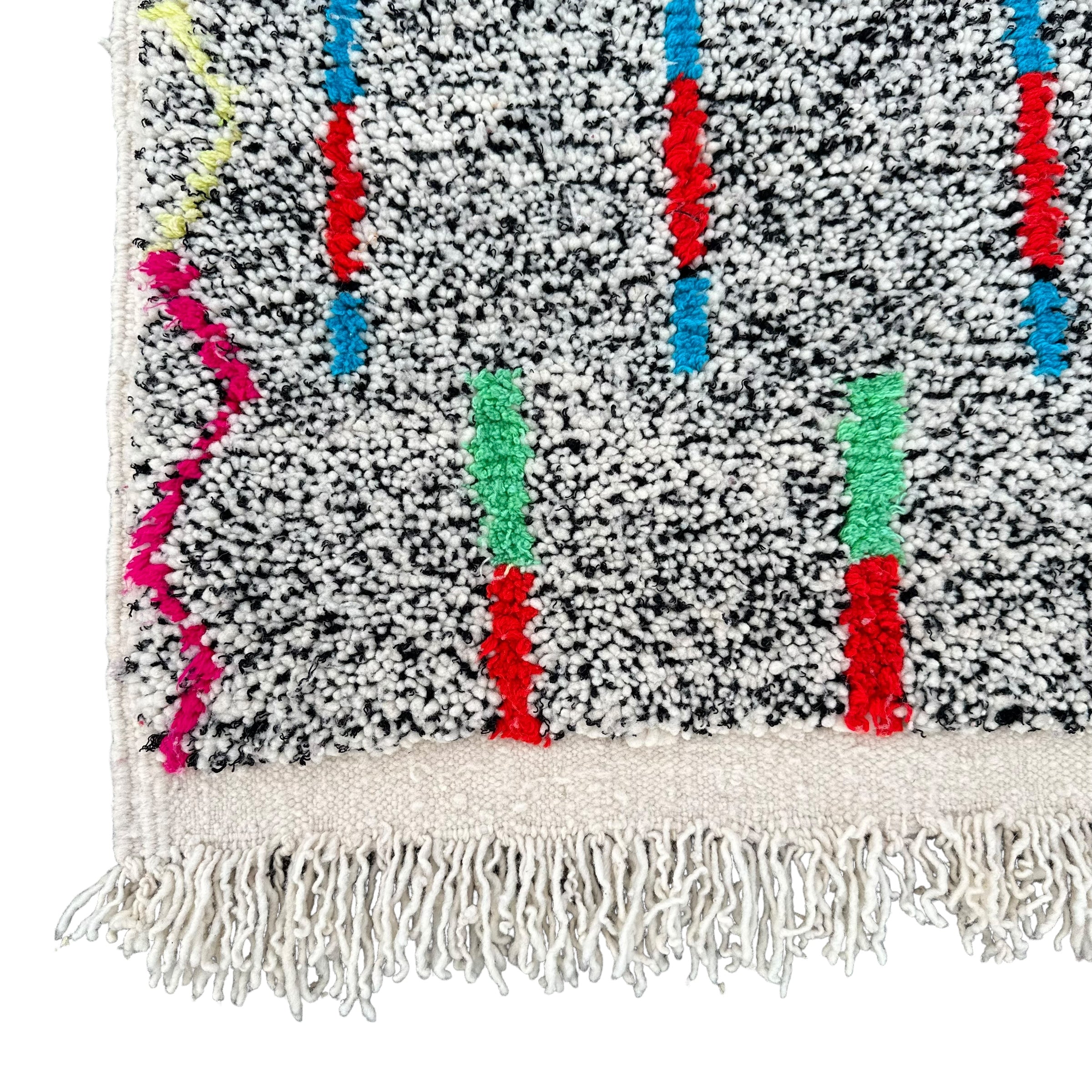 Left - Azilal Colourful Moroccan Rug