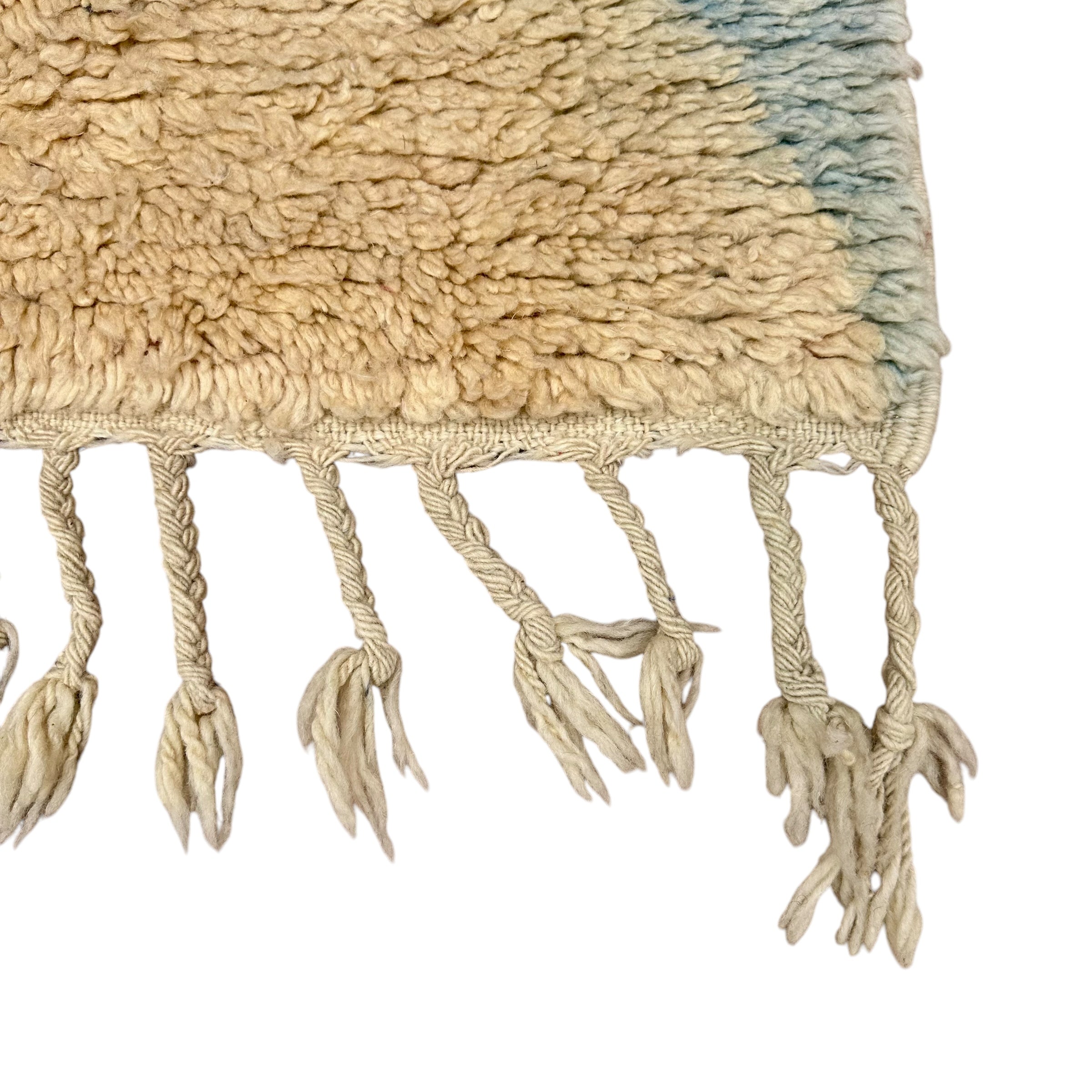 Amazigh Blocks - Boujad Natural Moroccan Rug