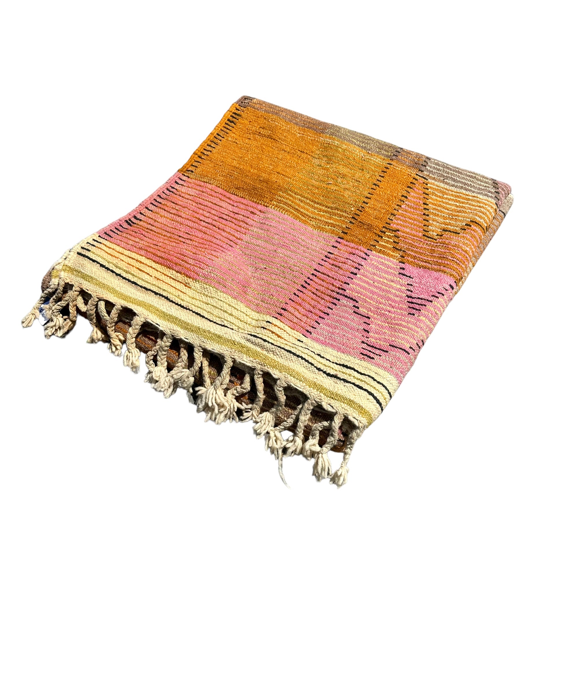 Outlined - Boujad Natural Moroccan Rug