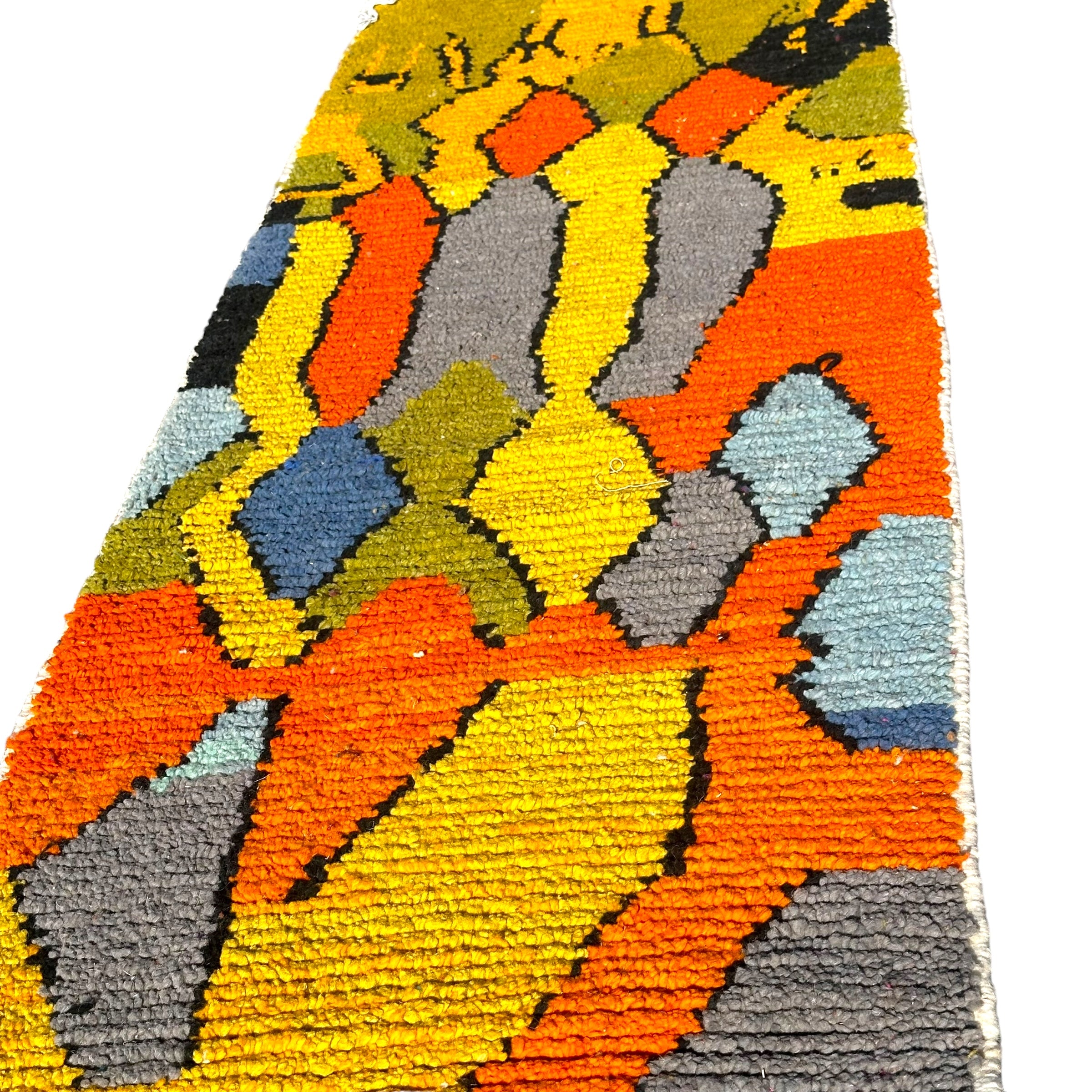 Retro love - Azilal Moroccan Runner Rug