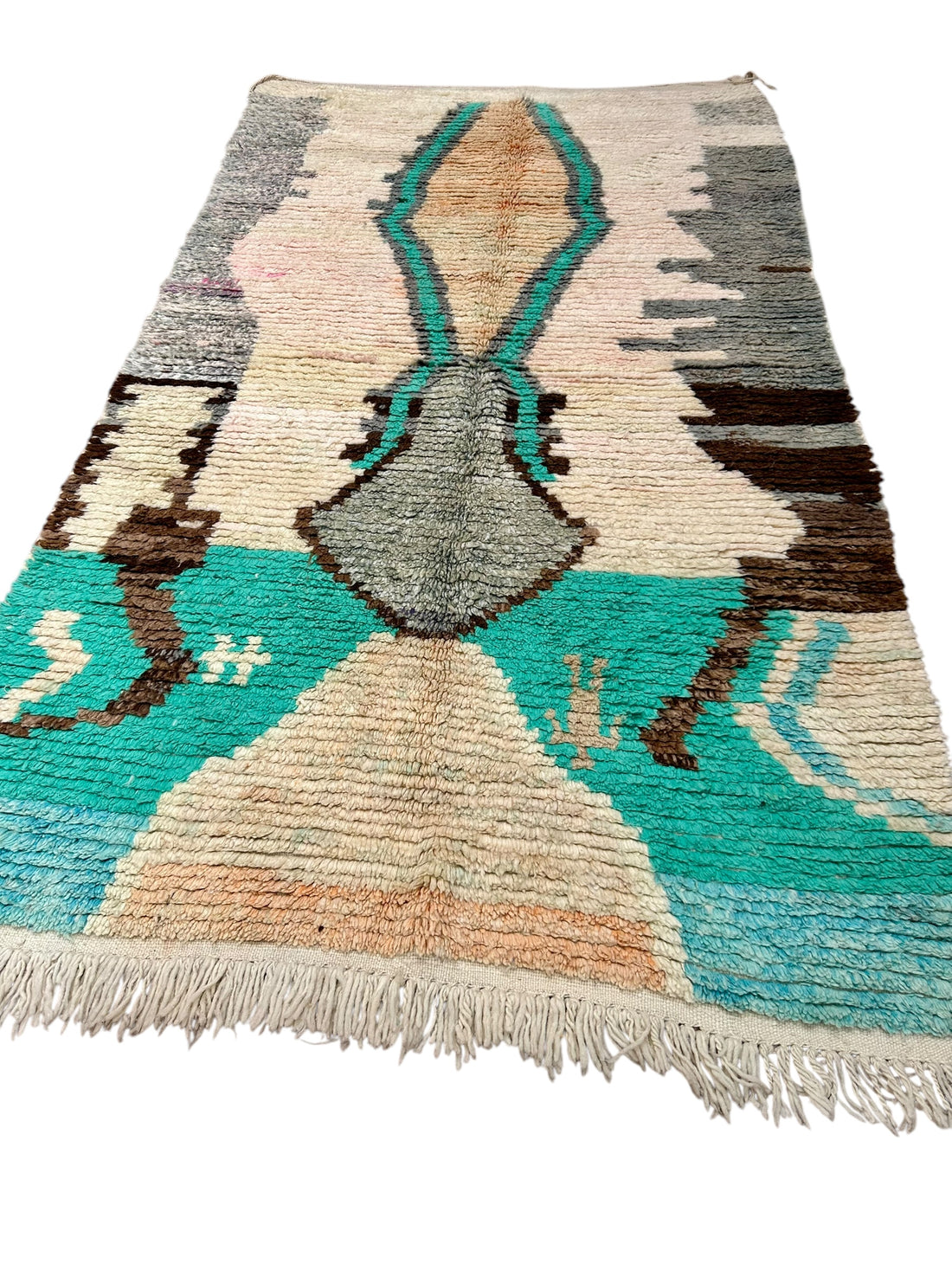 River Flow- Boujad Natural Moroccan Rug
