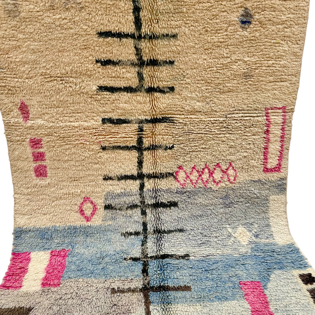 Step up - Boujad Natural Moroccan Rug