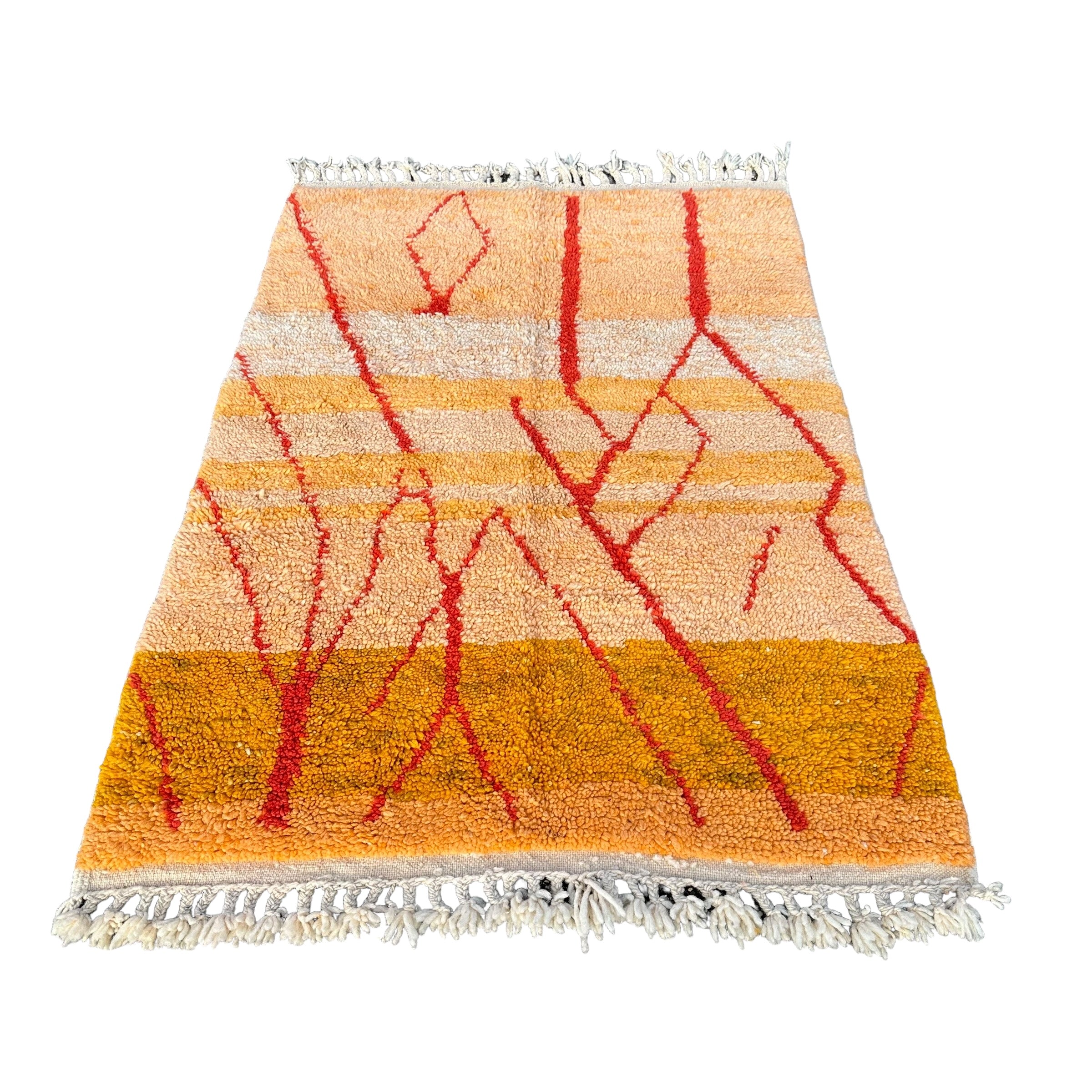 Sunset Mountain - Beni Ourain Premium Moroccan Rug