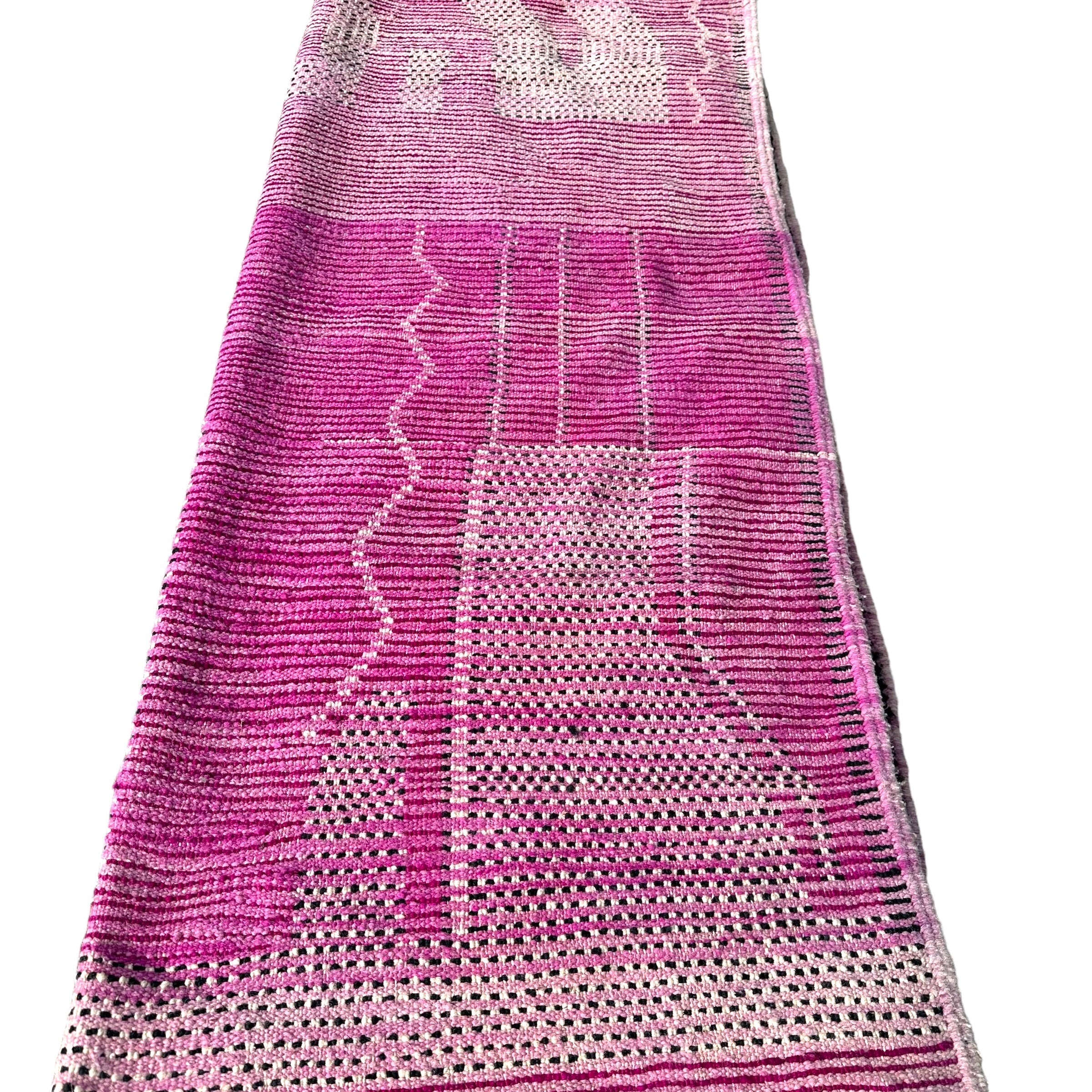 Magenta - Boujad Natural Moroccan Rug