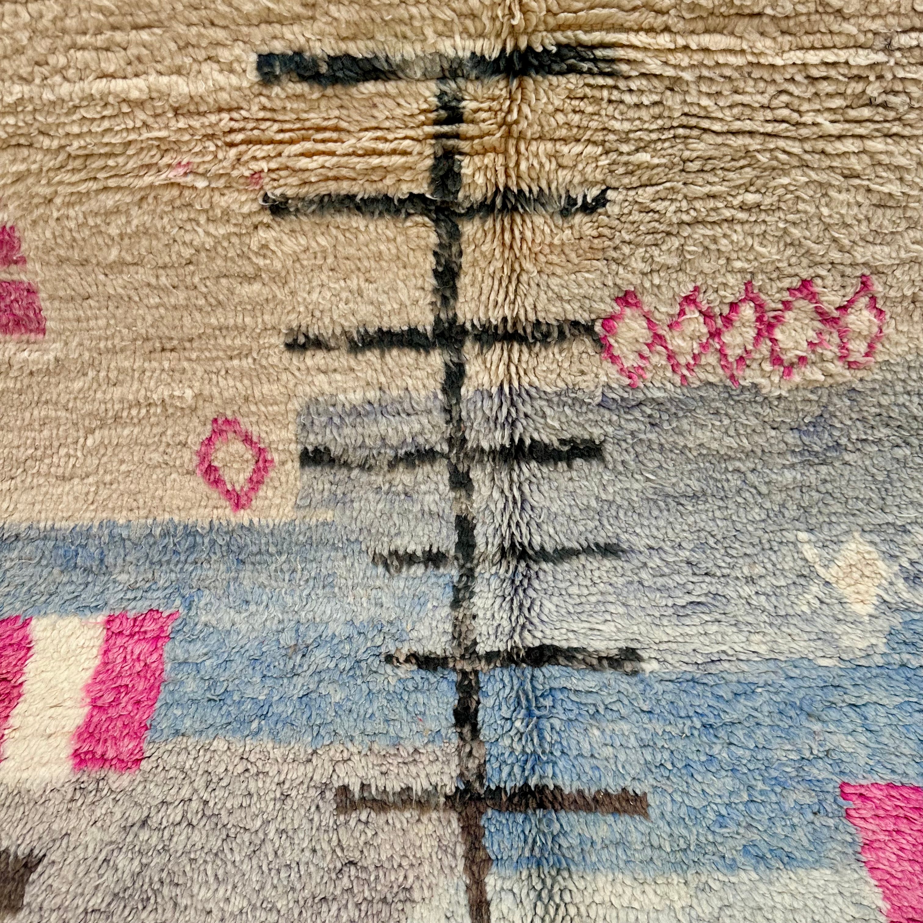Step up - Boujad Natural Moroccan Rug