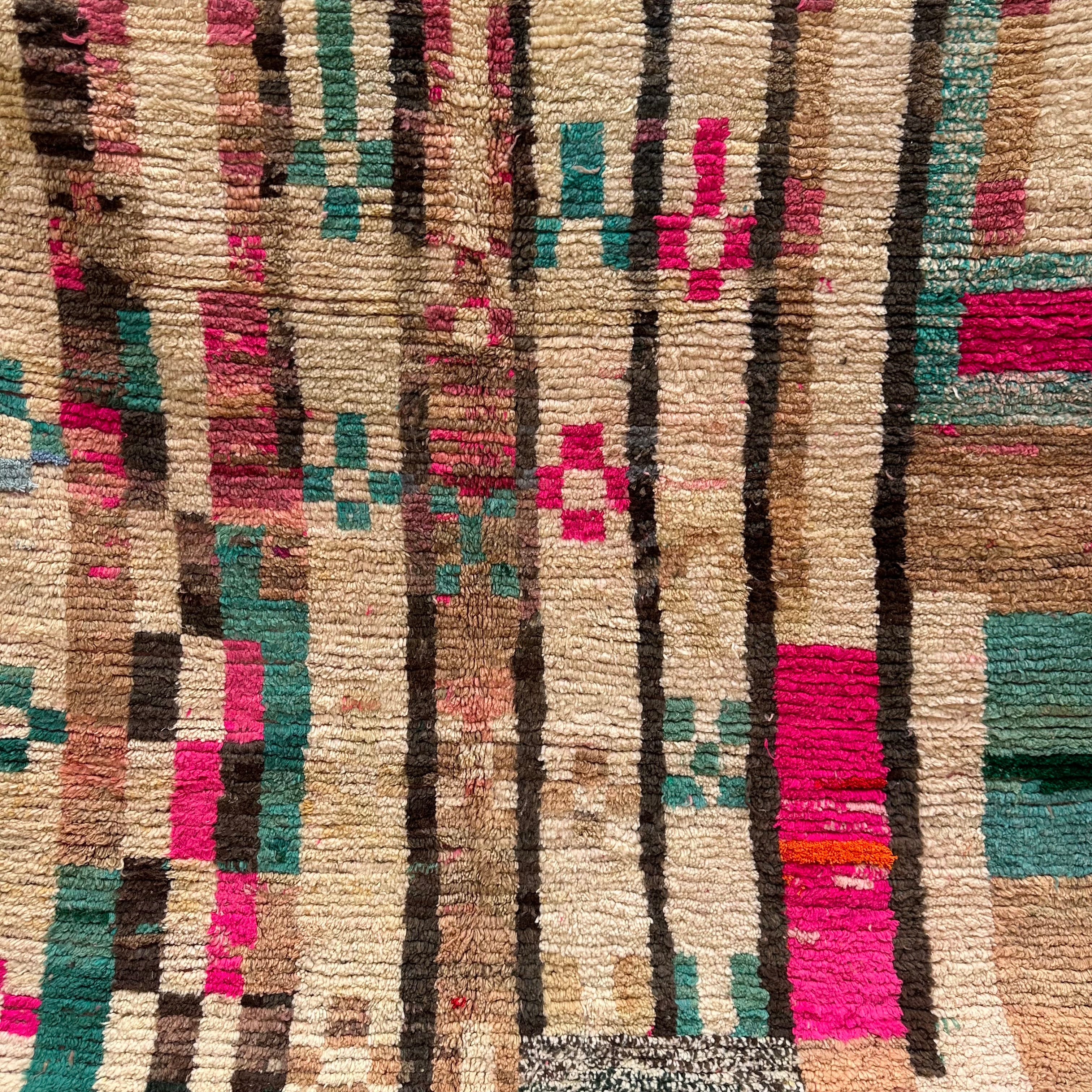 Symbol Streets - Boujad Natural Moroccan Rug