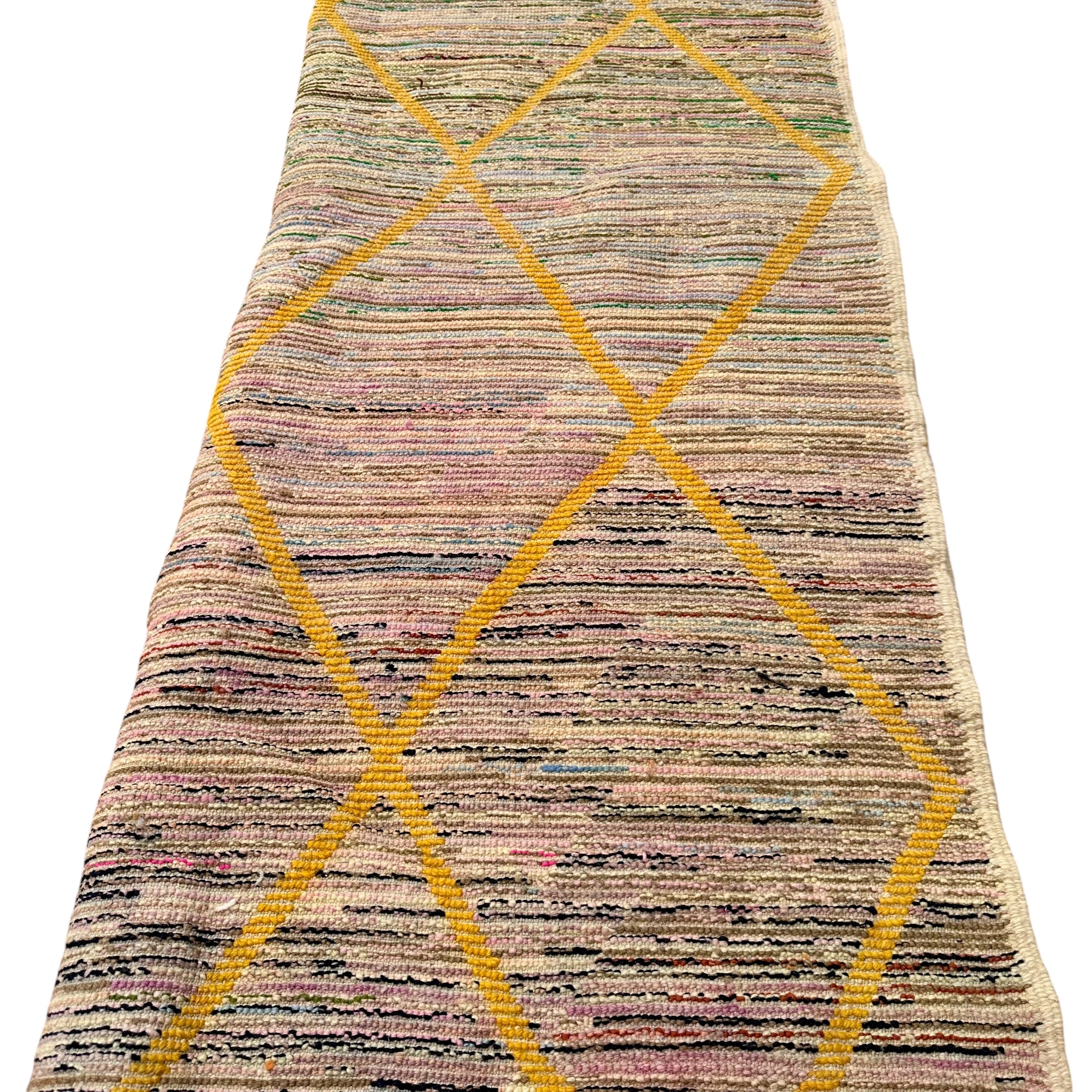Diamond field - Boujad Natural Moroccan Rug