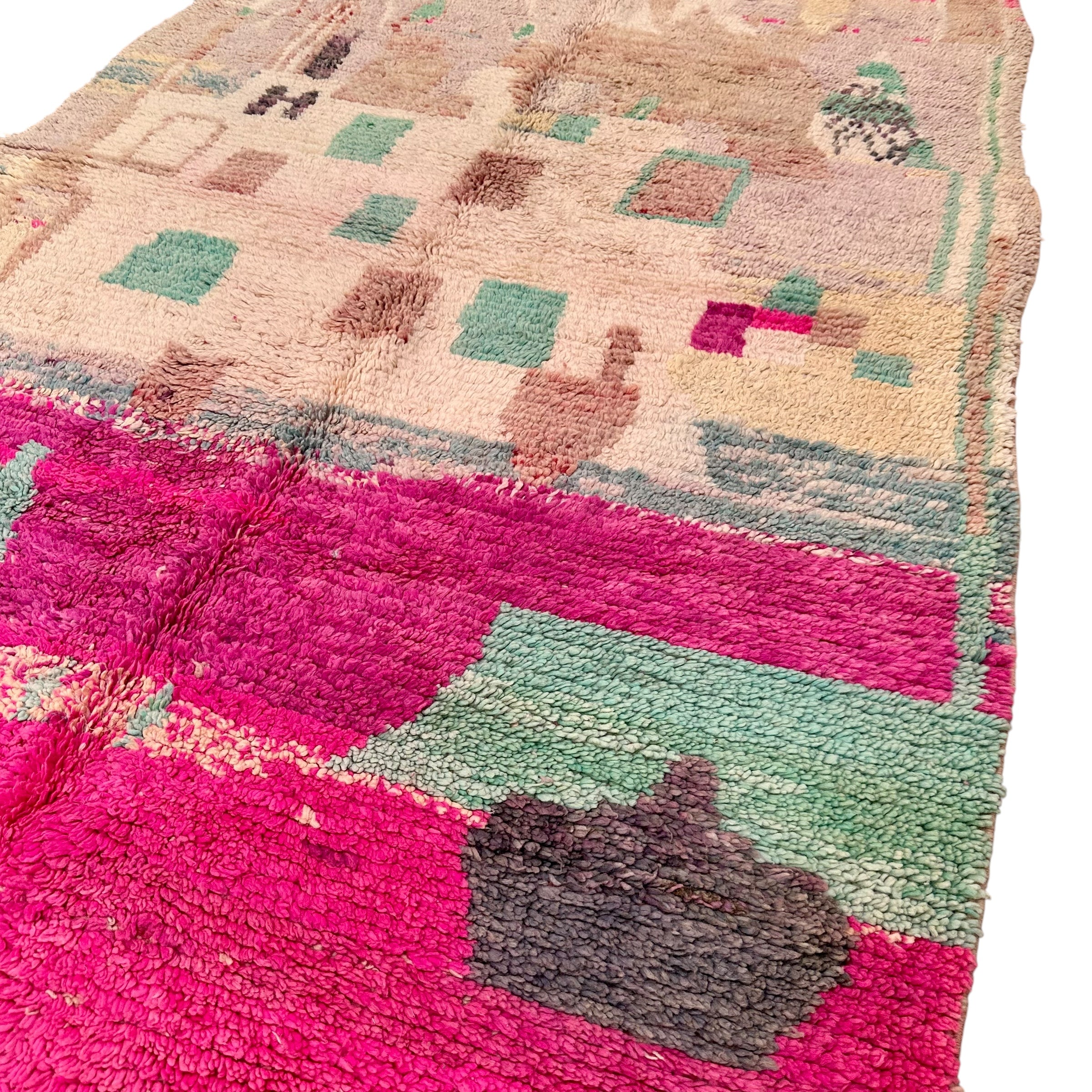 Tone, balance, pop - Boujad Natural Moroccan Rug