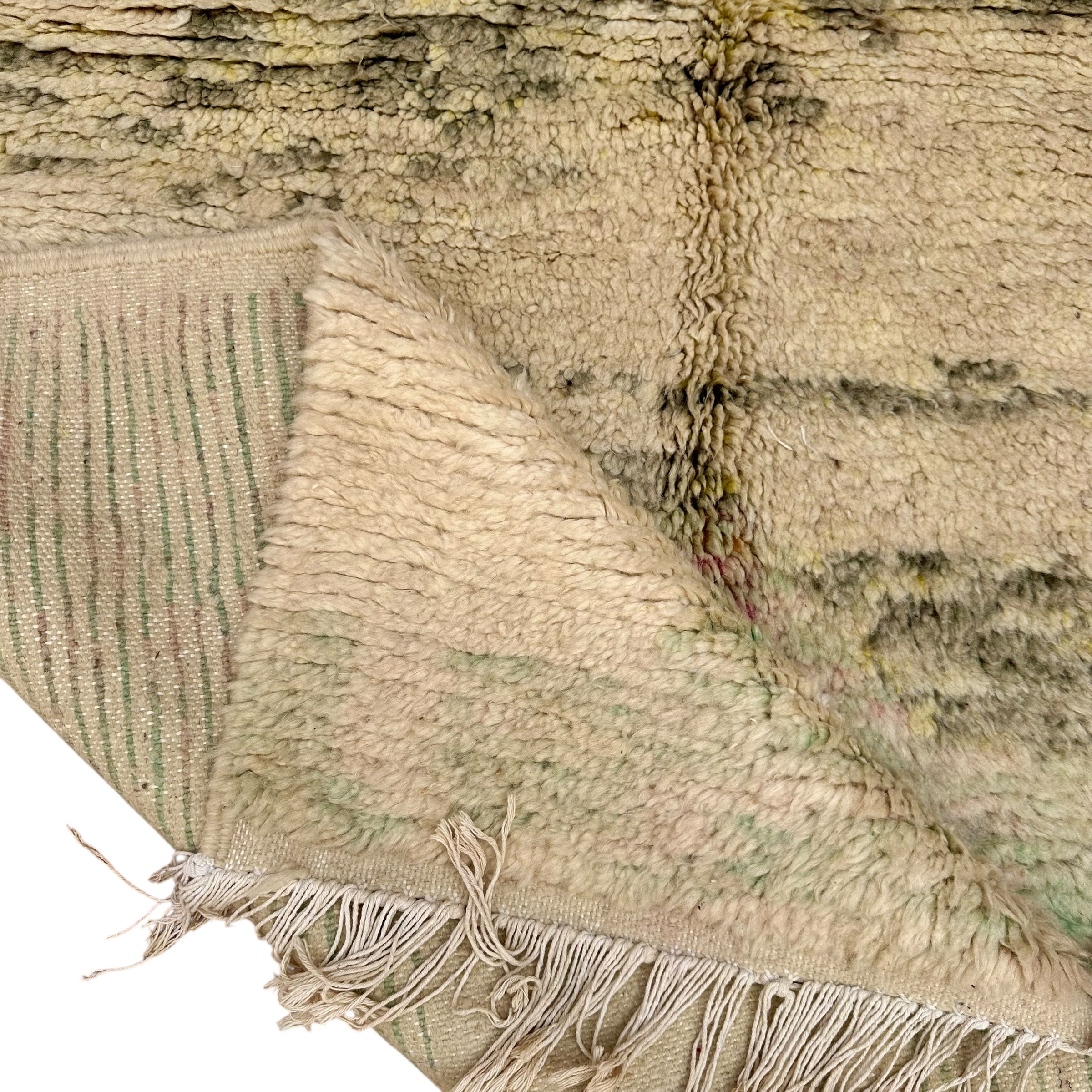 Ocean shores - Boujad Natural Moroccan Rug