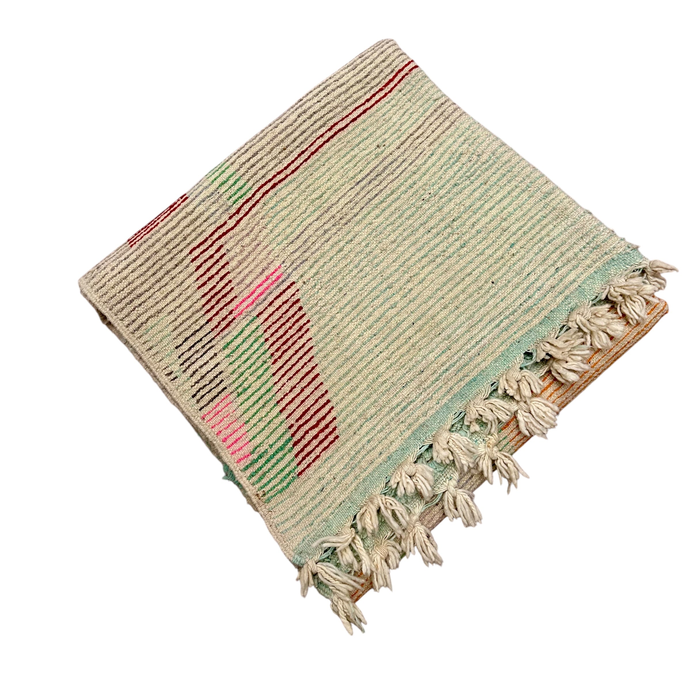 Colour Blocks - Boujad Natural Moroccan Rug