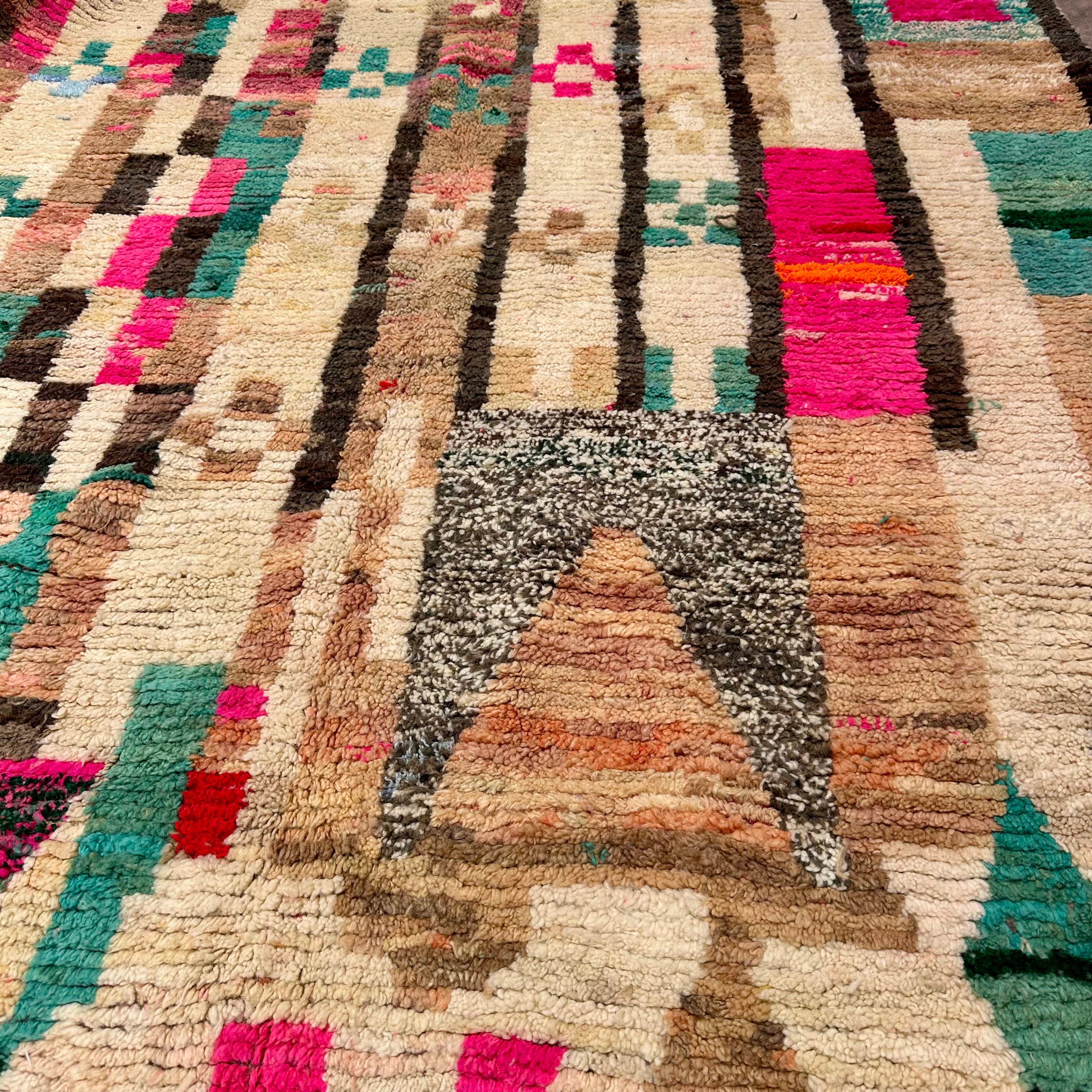 Symbol Streets - Boujad Natural Moroccan Rug