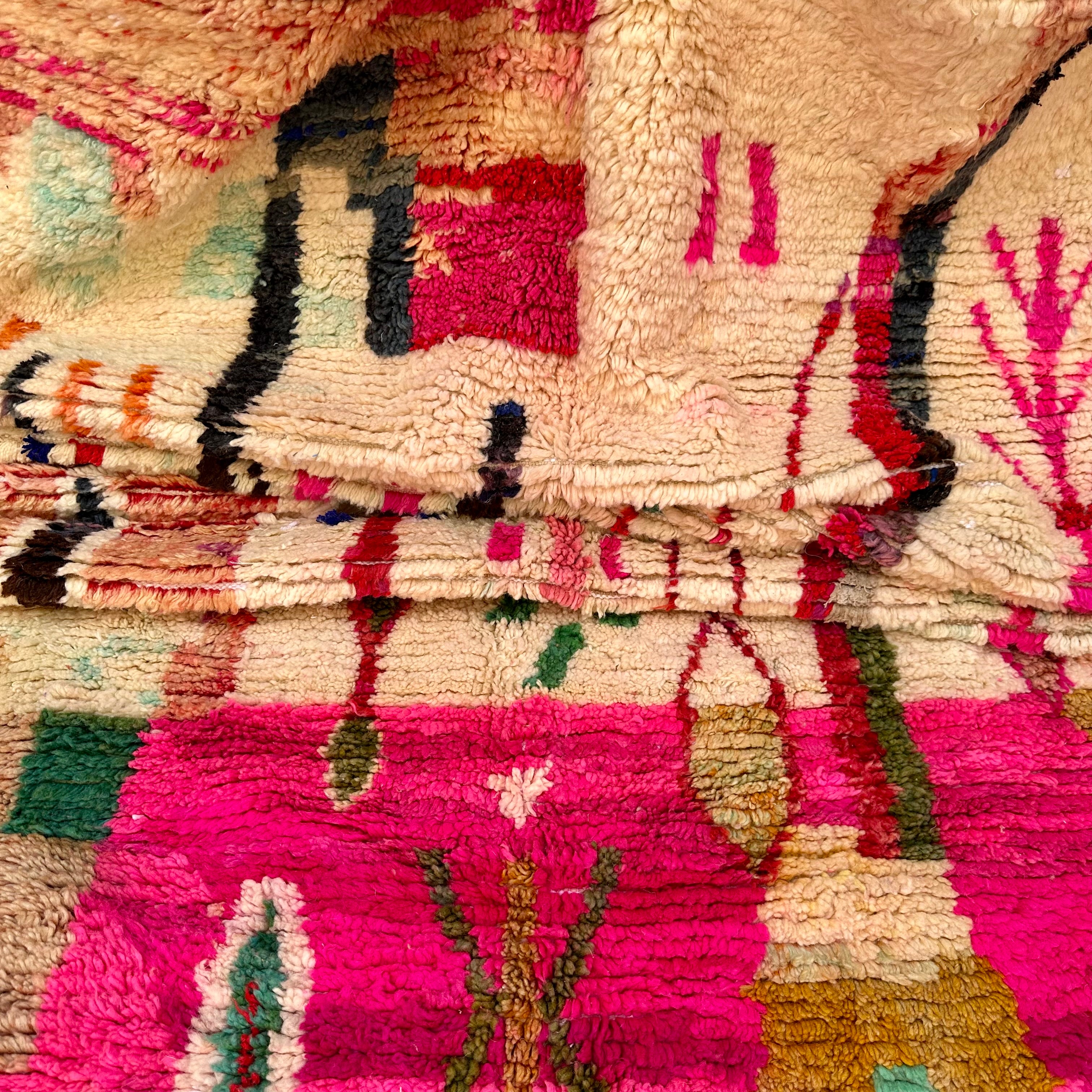 Storytime - Boujad Natural Moroccan Rug