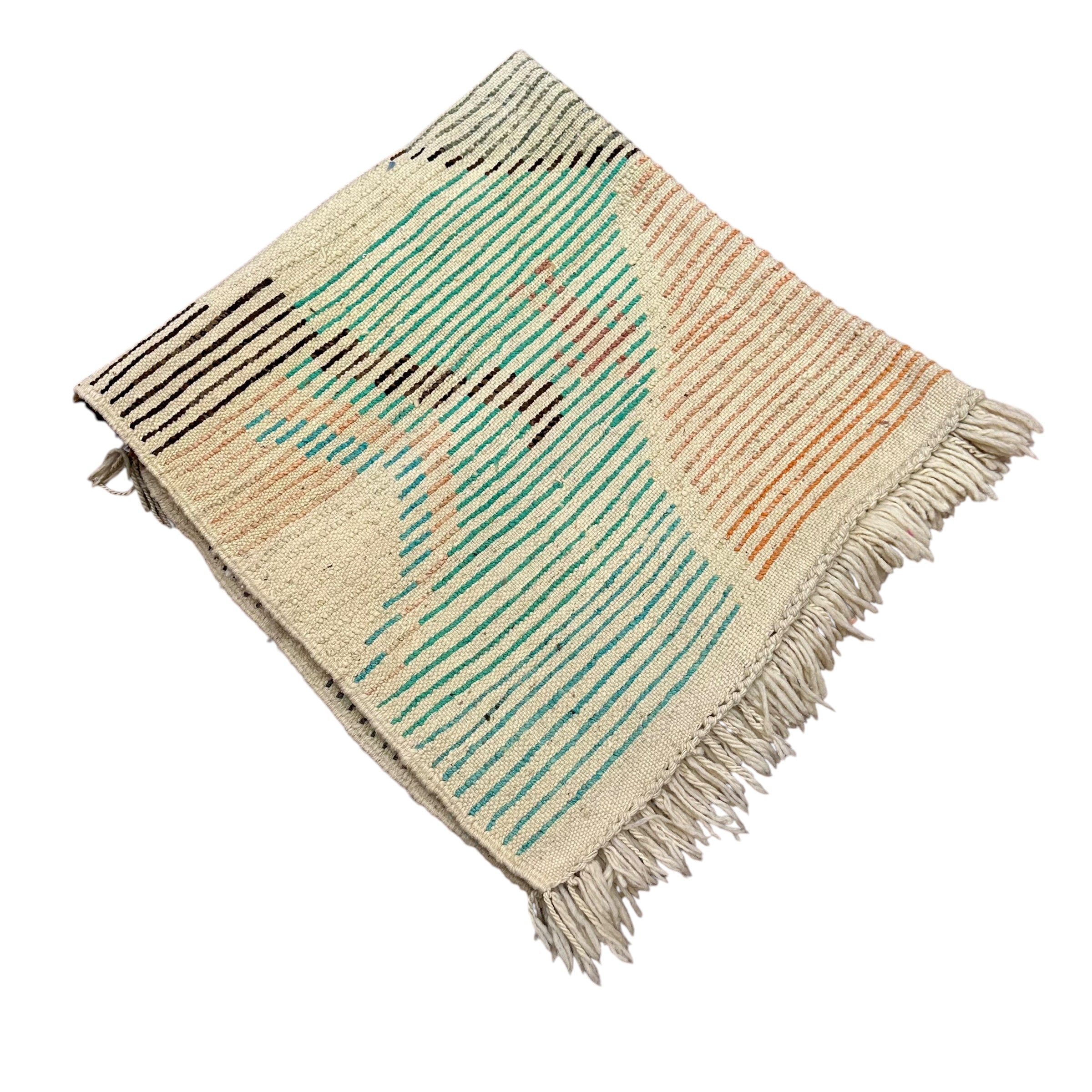 River Flow- Boujad Natural Moroccan Rug