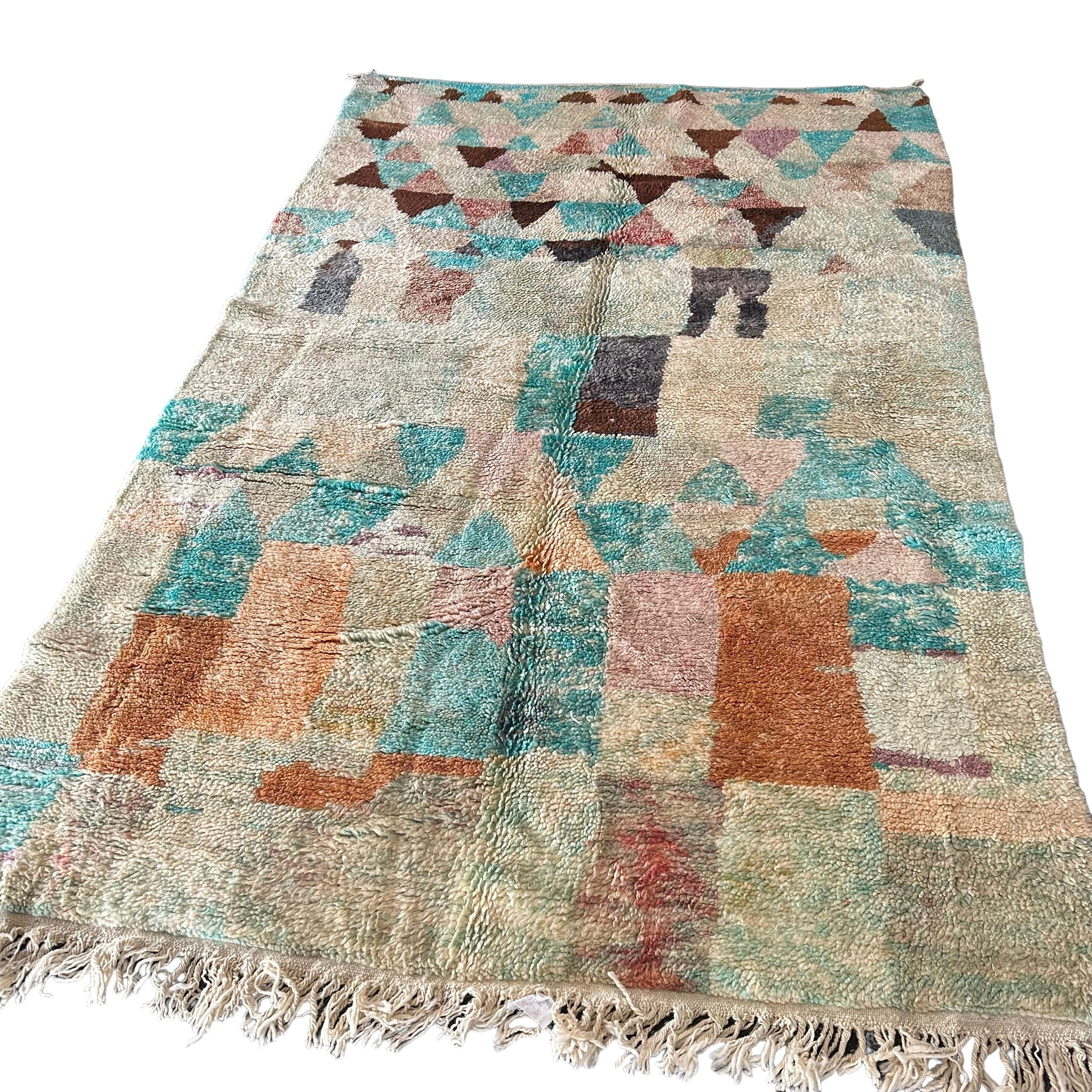 Soft Triangles - Beni Ourain Premium Moroccan Rug