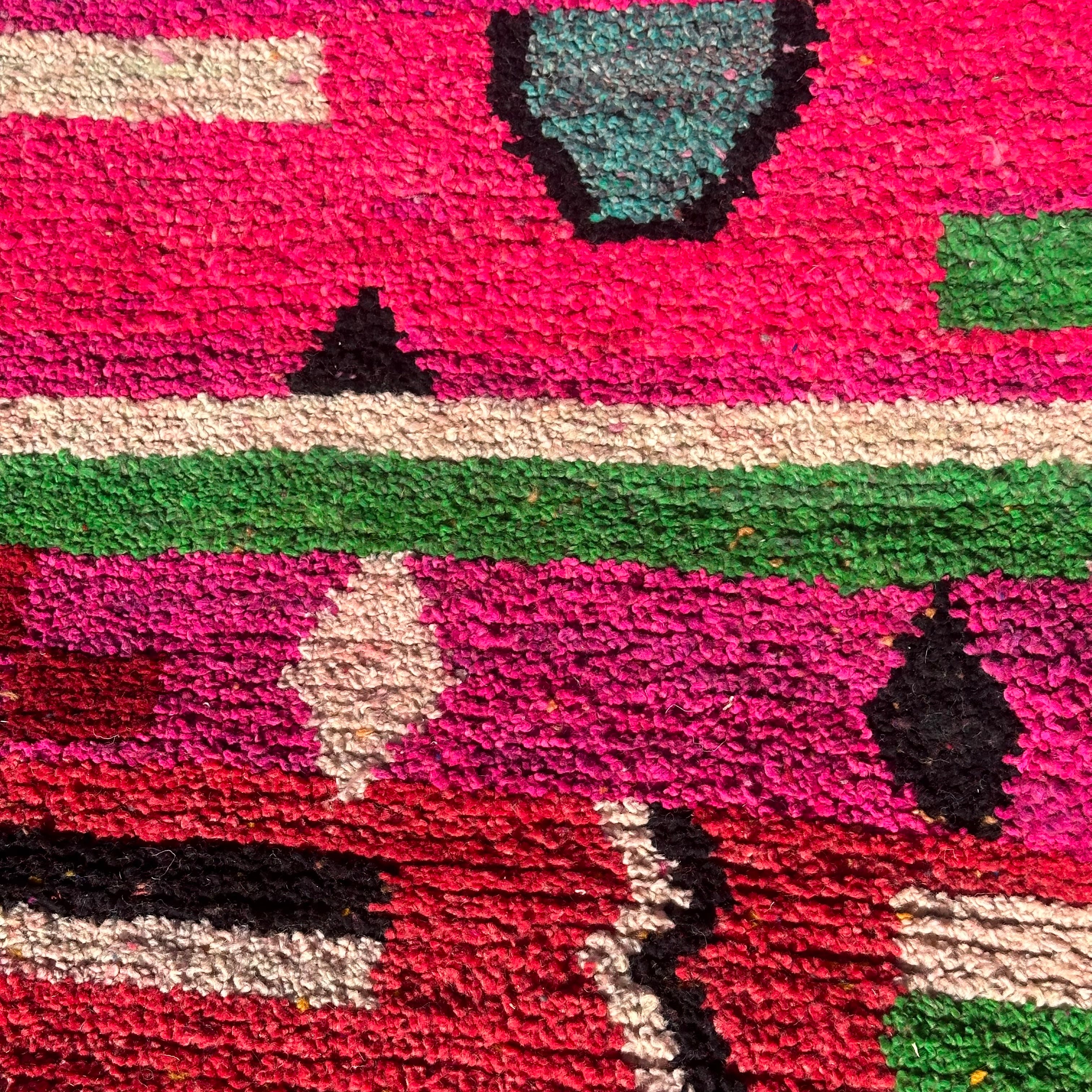 Meaningful Squiggles - Azilal Moroccan Runner Rug