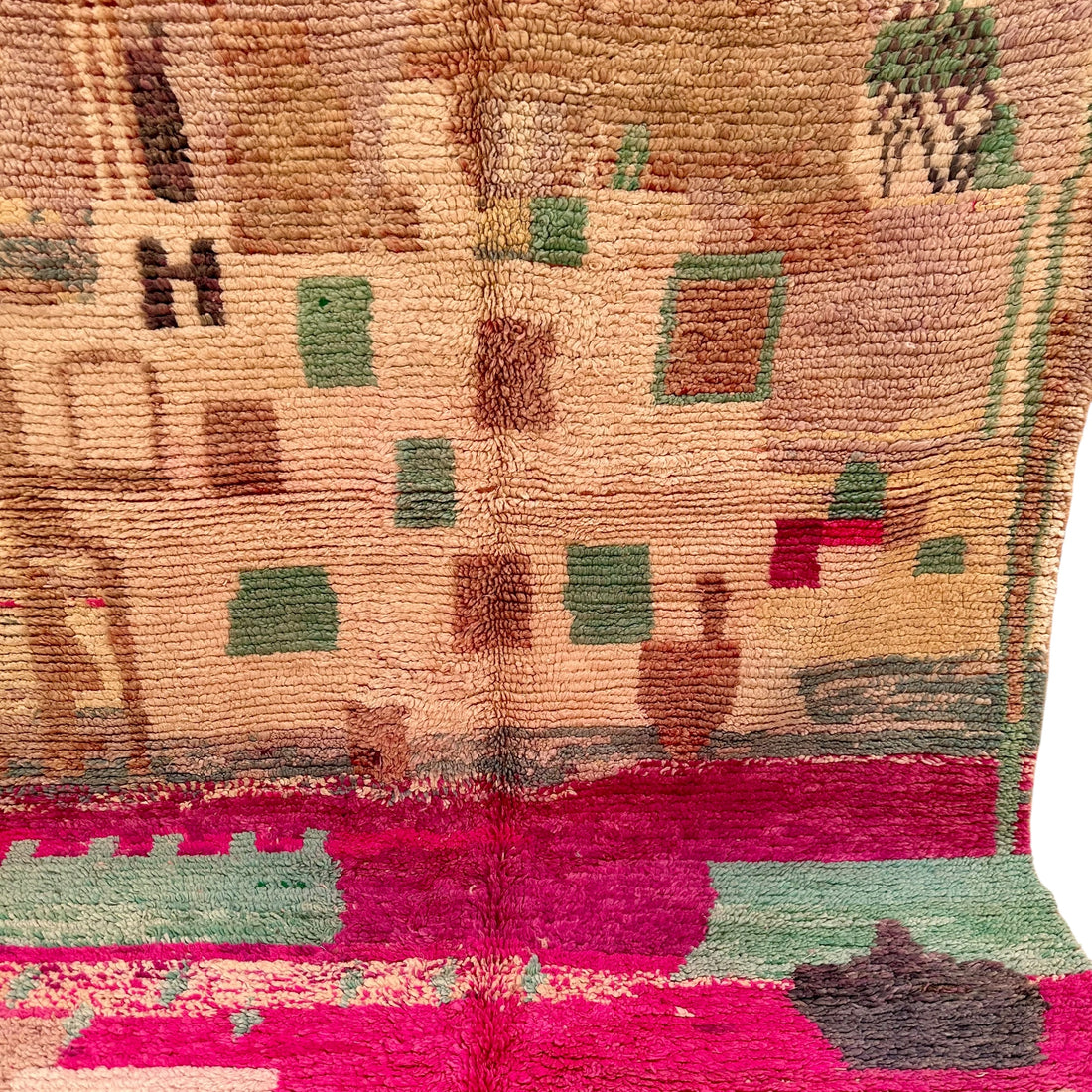 Tone, balance, pop - Boujad Natural Moroccan Rug