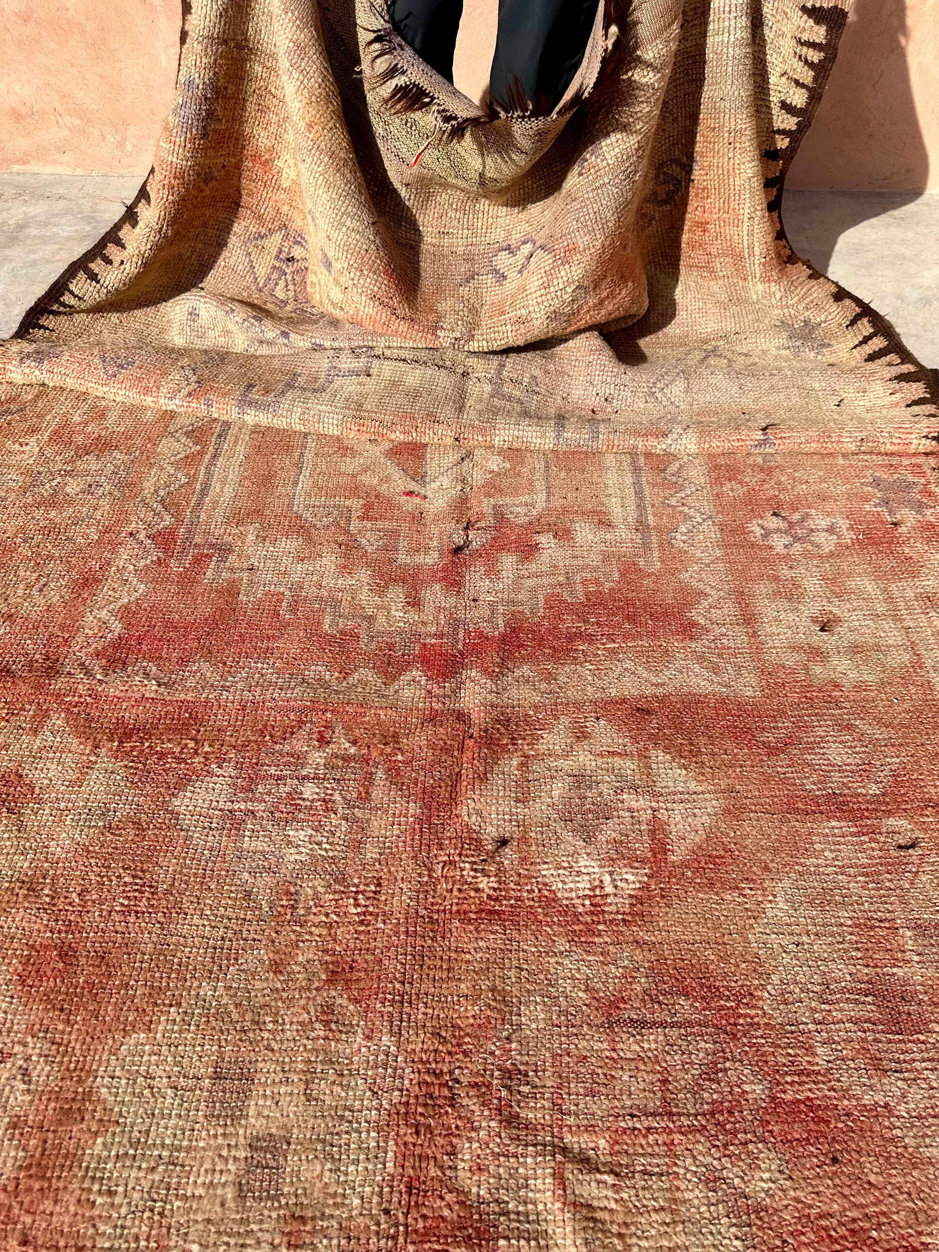 Sun Kissed Beauty - Vintage Authentic Moroccan Rug