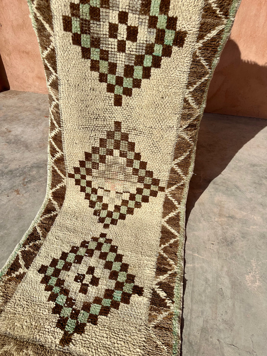 3 Step Diamond - Vintage Authentic Moroccan Rug