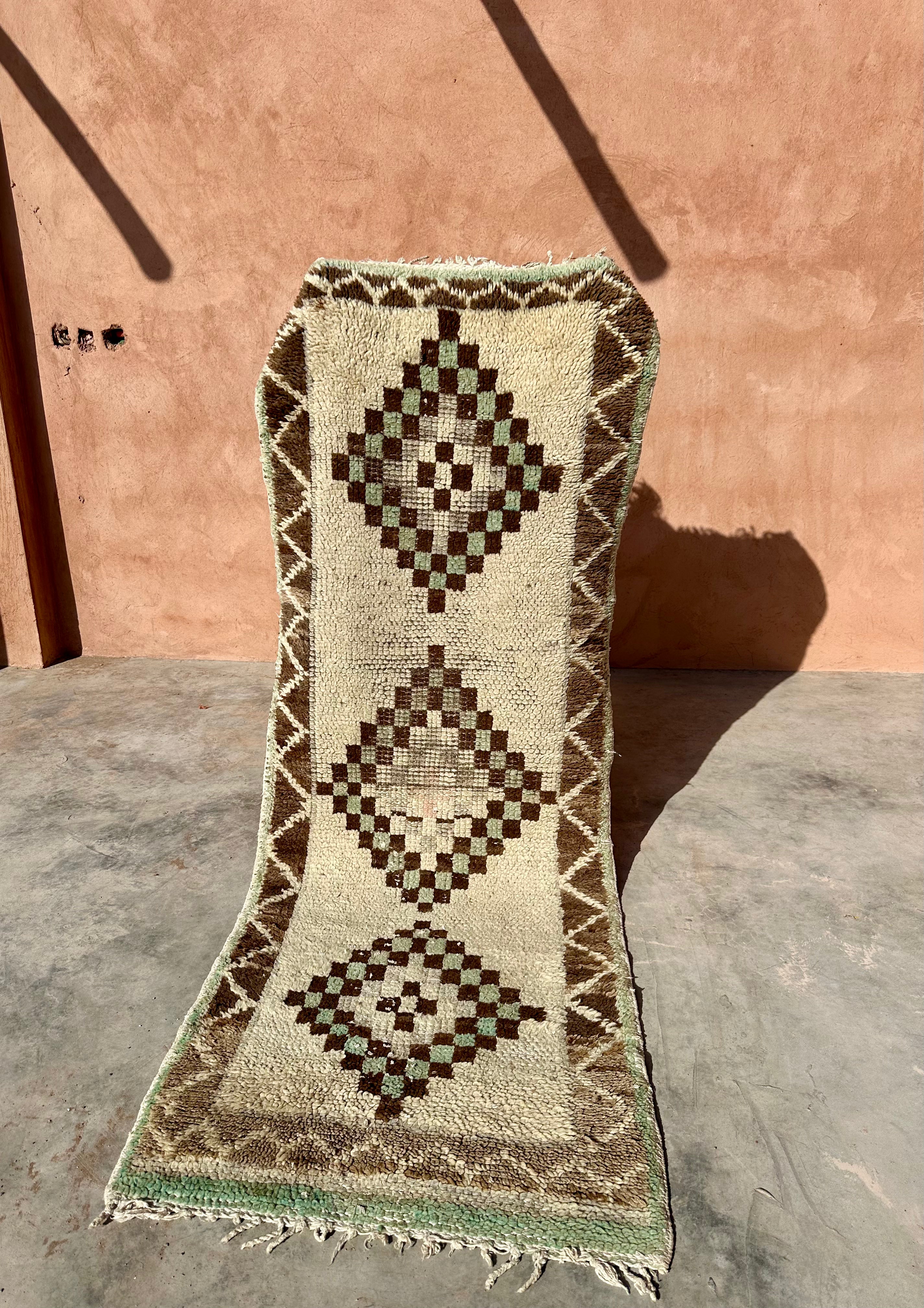 3 Step Diamond - Vintage Authentic Moroccan Rug