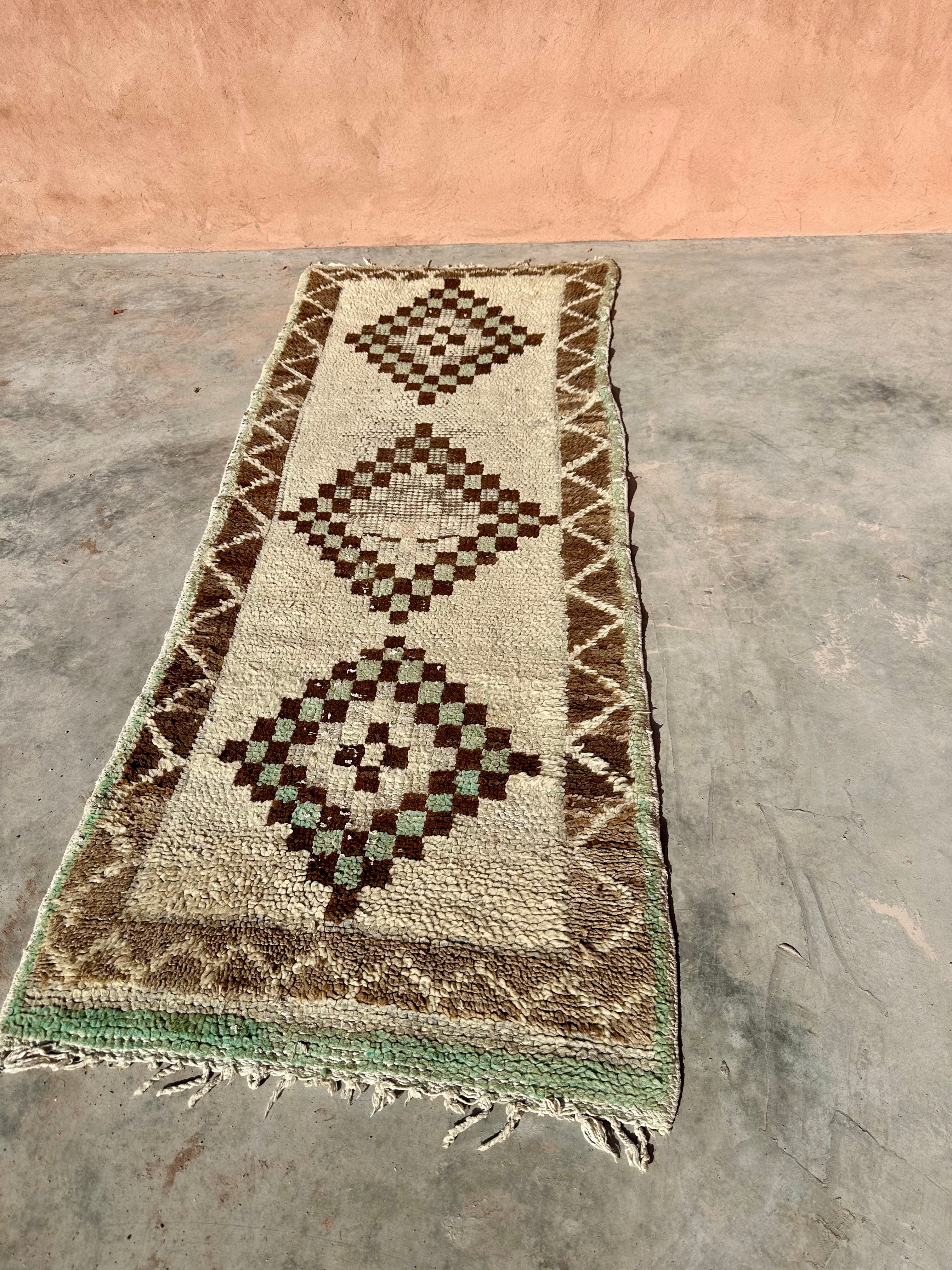 3 Step Diamond - Vintage Authentic Moroccan Rug