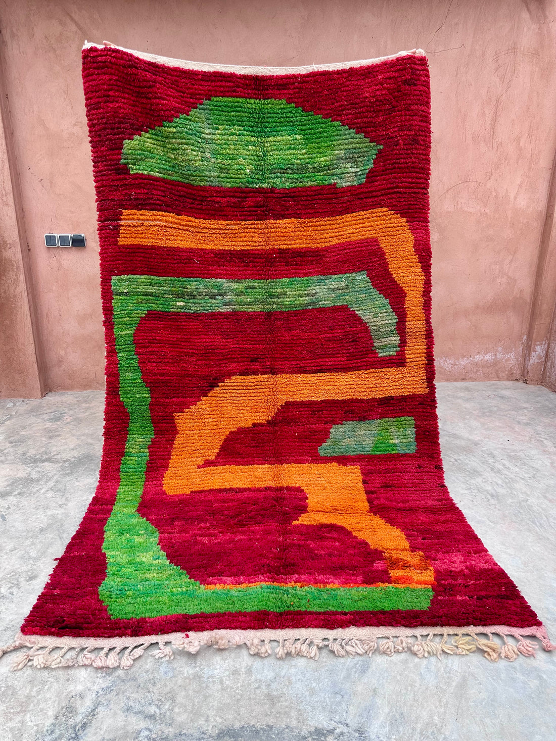 Abstract Journey - Boujad Natural Moroccan Rug