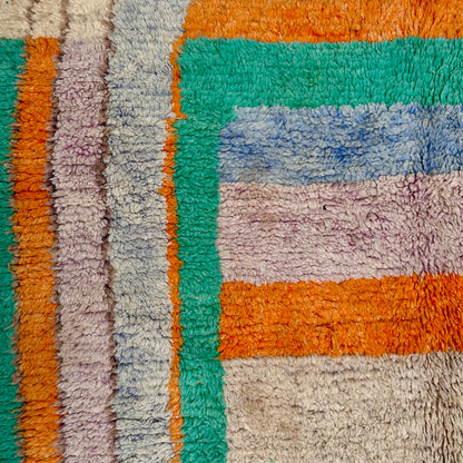 Colour Blocks - Boujad Natural Moroccan Rug