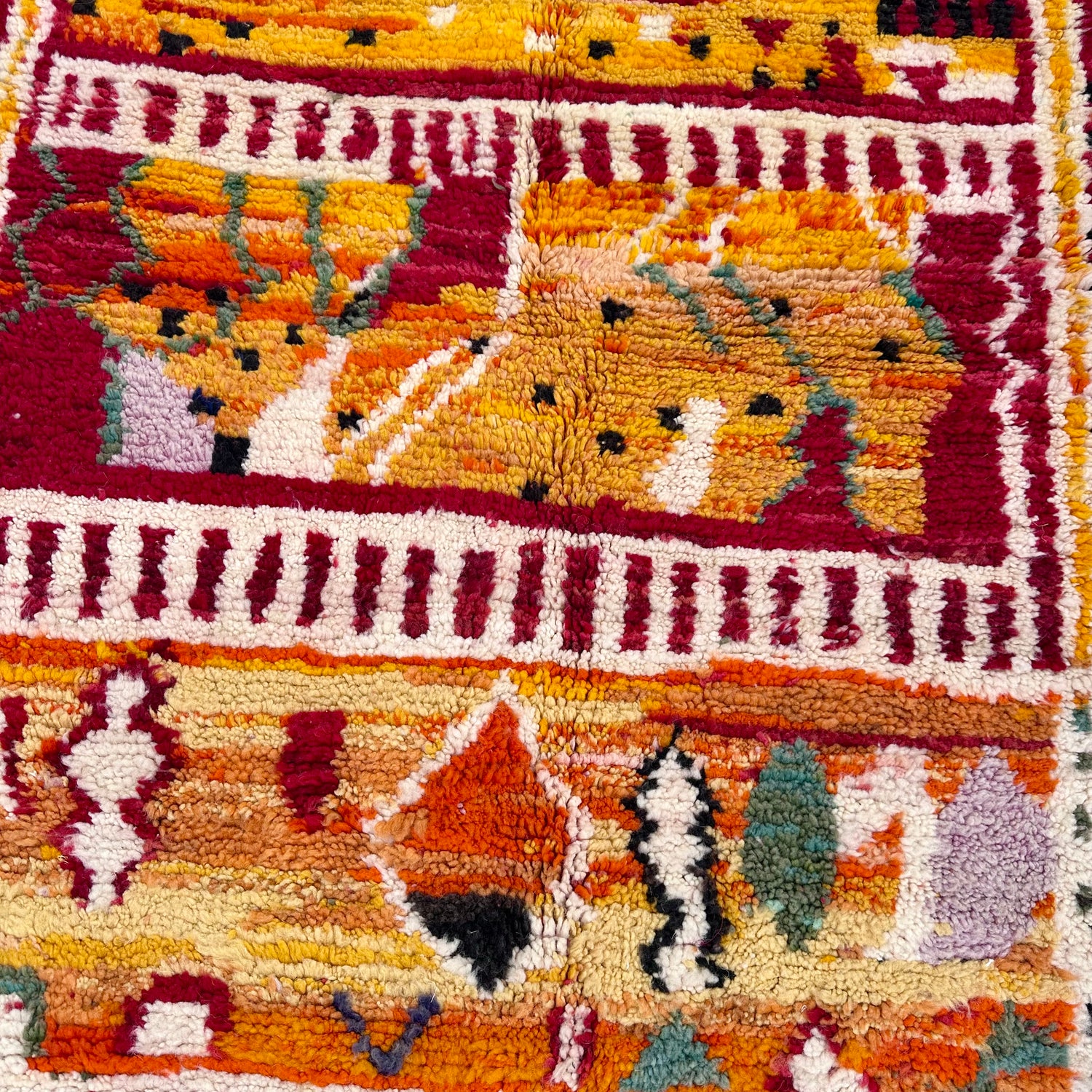 Vintage vs Modern Chapters - Boujad Natural Moroccan Rug