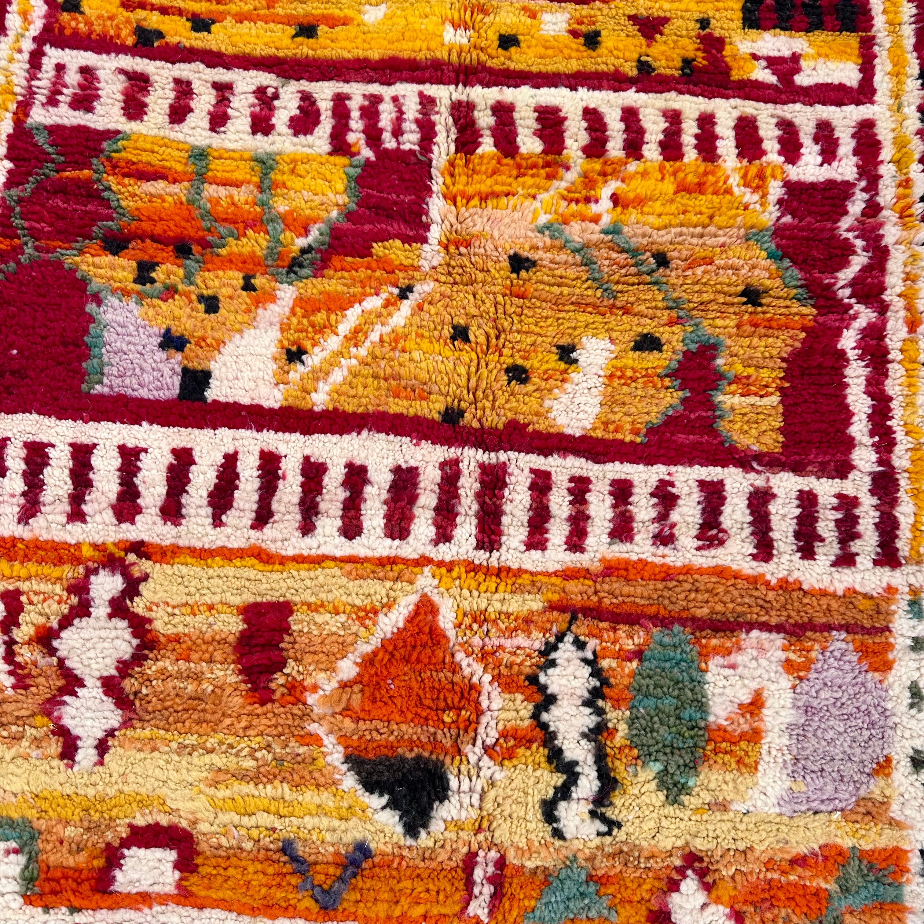 Vintage vs Modern Chapters - Boujad Natural Moroccan Rug
