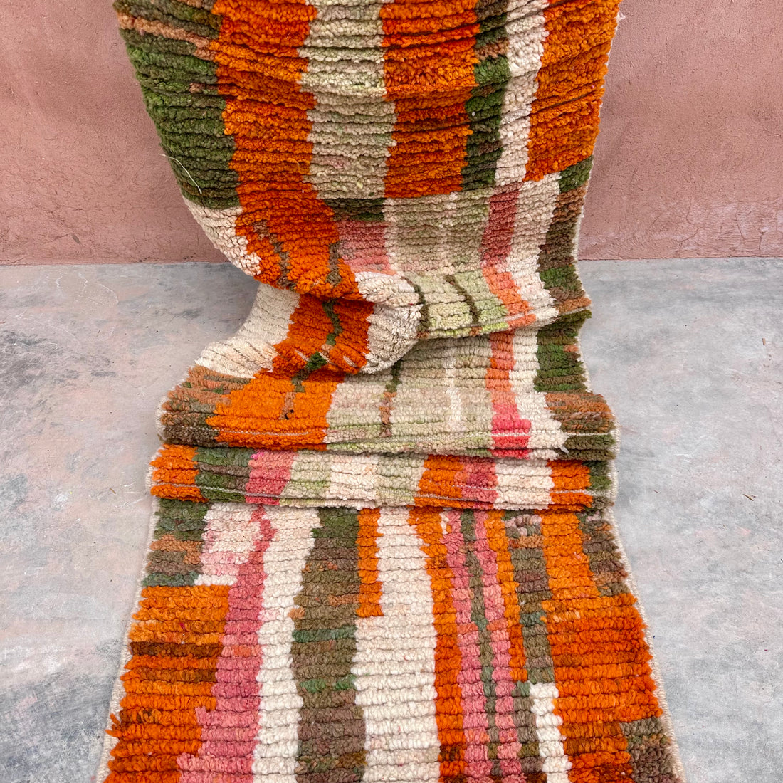 Run my Hall - Boujad Natural Moroccan Runner Rug