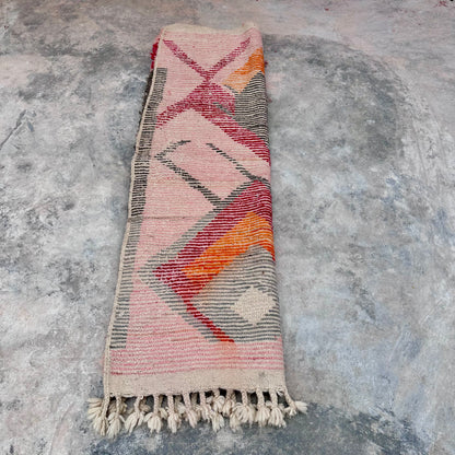 Mountain points - Boujad Natural Moroccan Rug