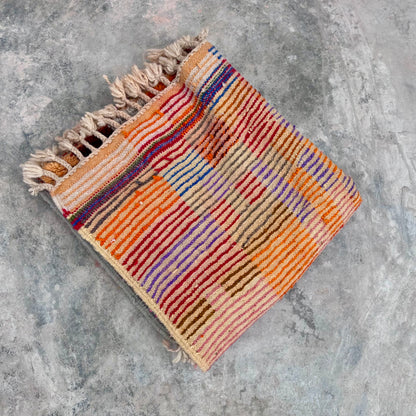 Blocks of Love - Boujad Natural Moroccan Rug